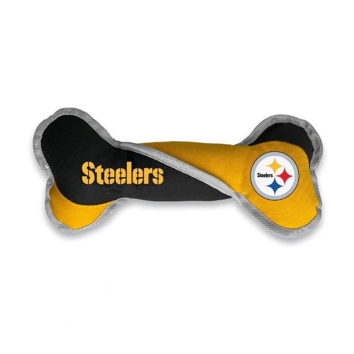 Pittsburgh Steelers Pet Bone Tug Toy