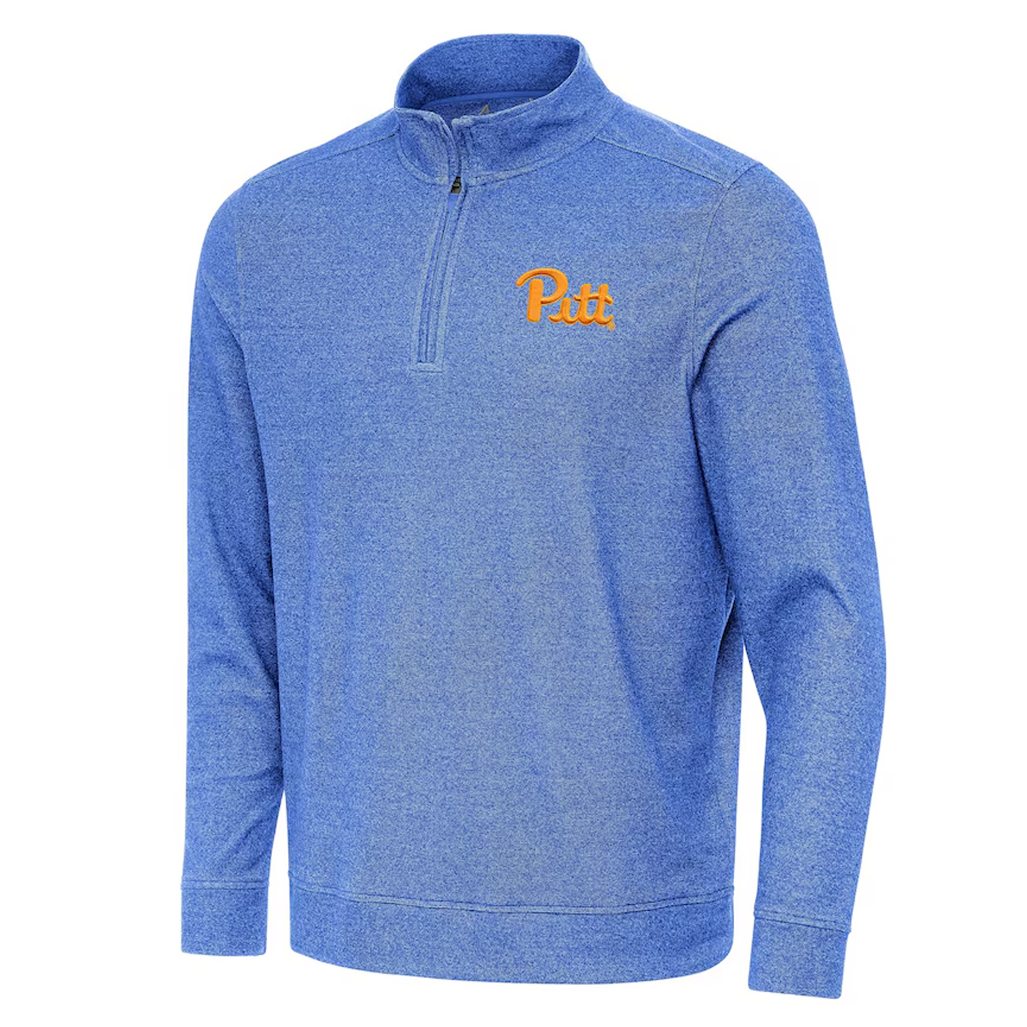 Pitt Panthers Blue Antigua Subtle Qtr Zip Pullover