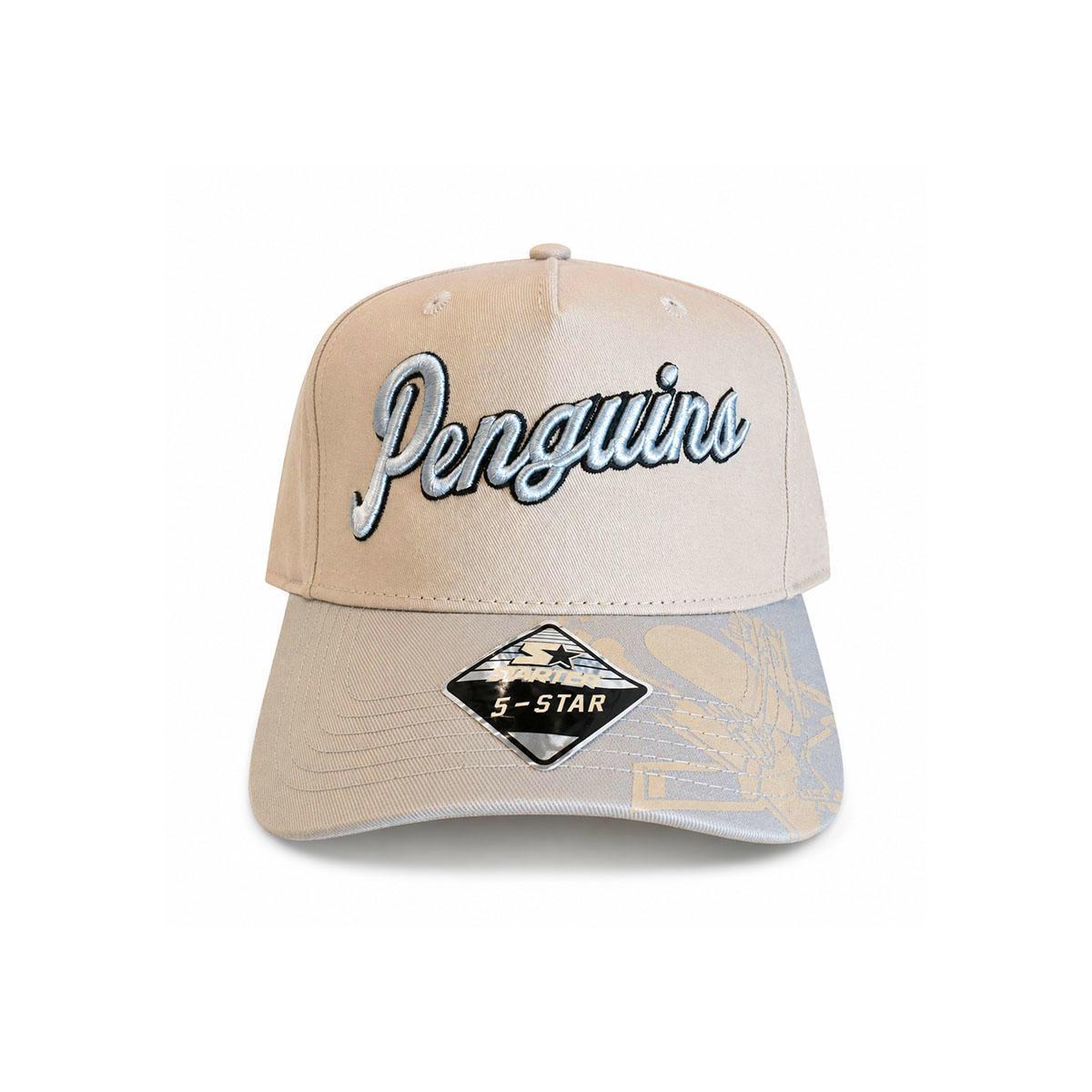 Pittsburgh Penguins Cream / Baby Blue Starter Snapback