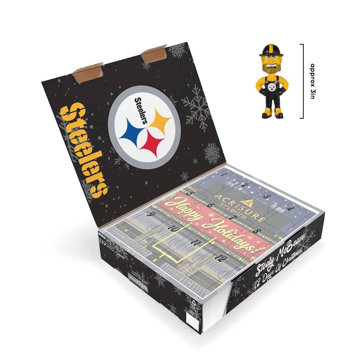 Pittsburgh Steelers Mascot Bobblehead Advent Calendar