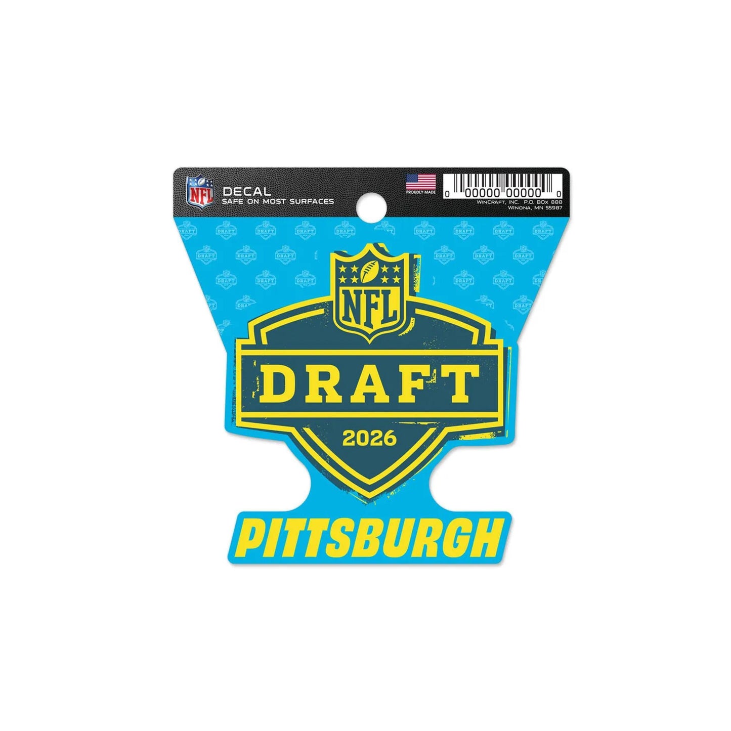 NFL Draft 2026 Clean Cut Decal 3" x 4"