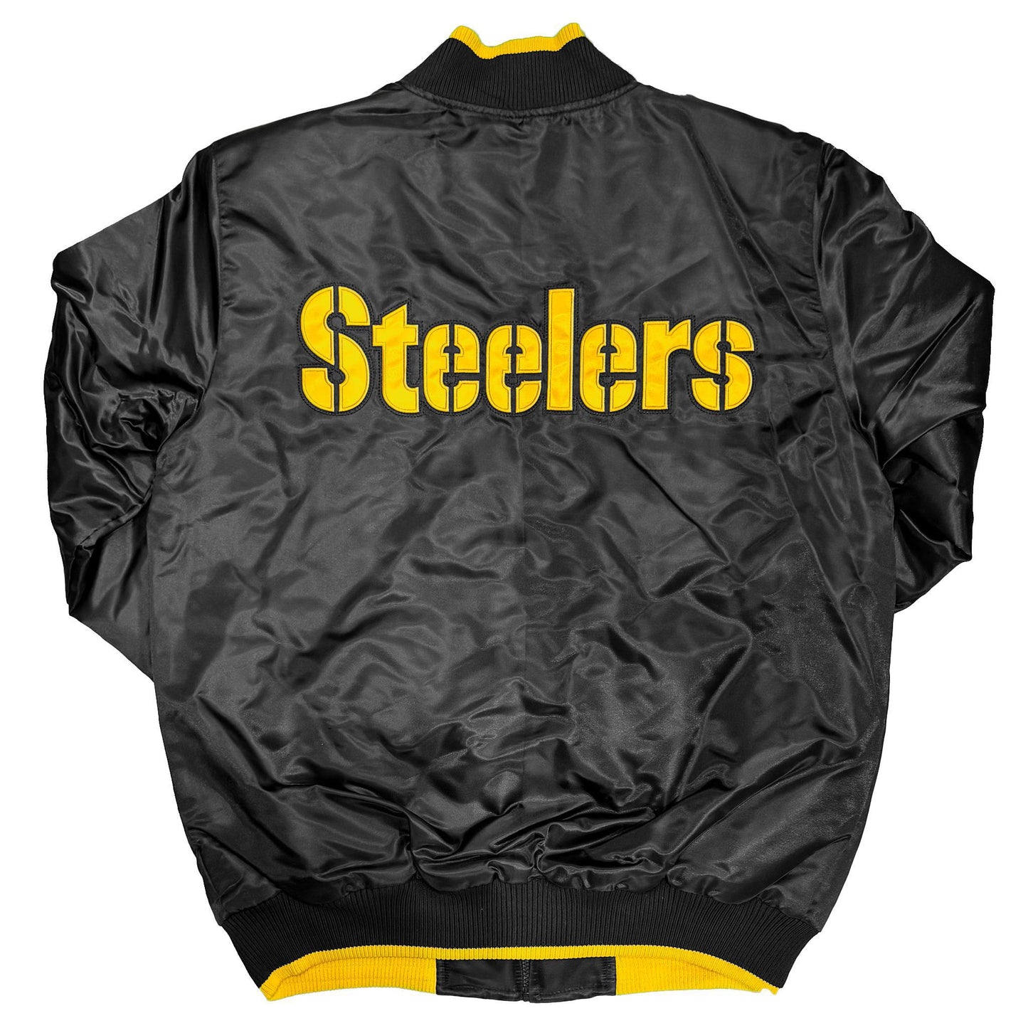 Starter Pittsburgh Steelers Stripe Satin Jacket
