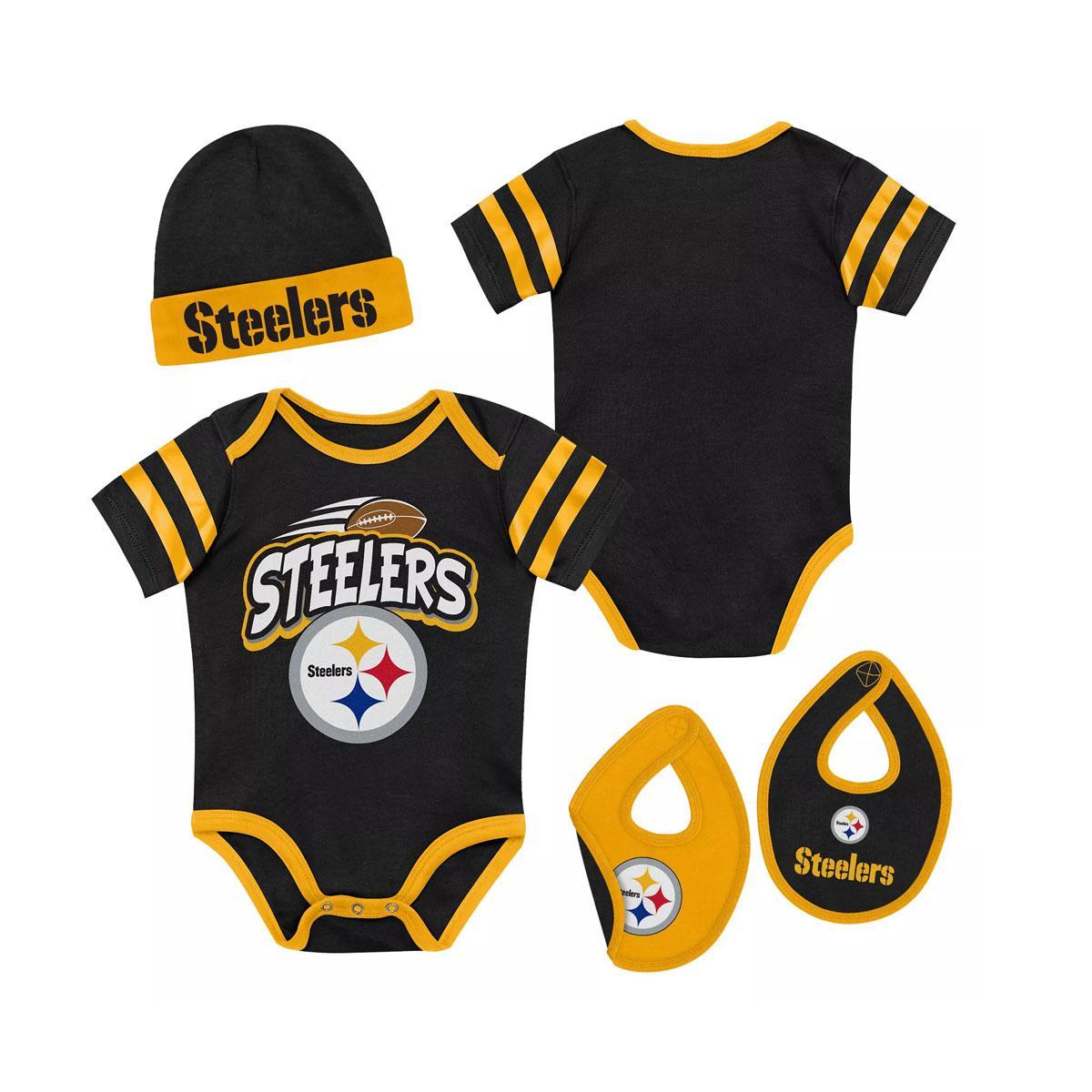 Pittsburgh Steelers Prodigy Newborn 3-Piece Set