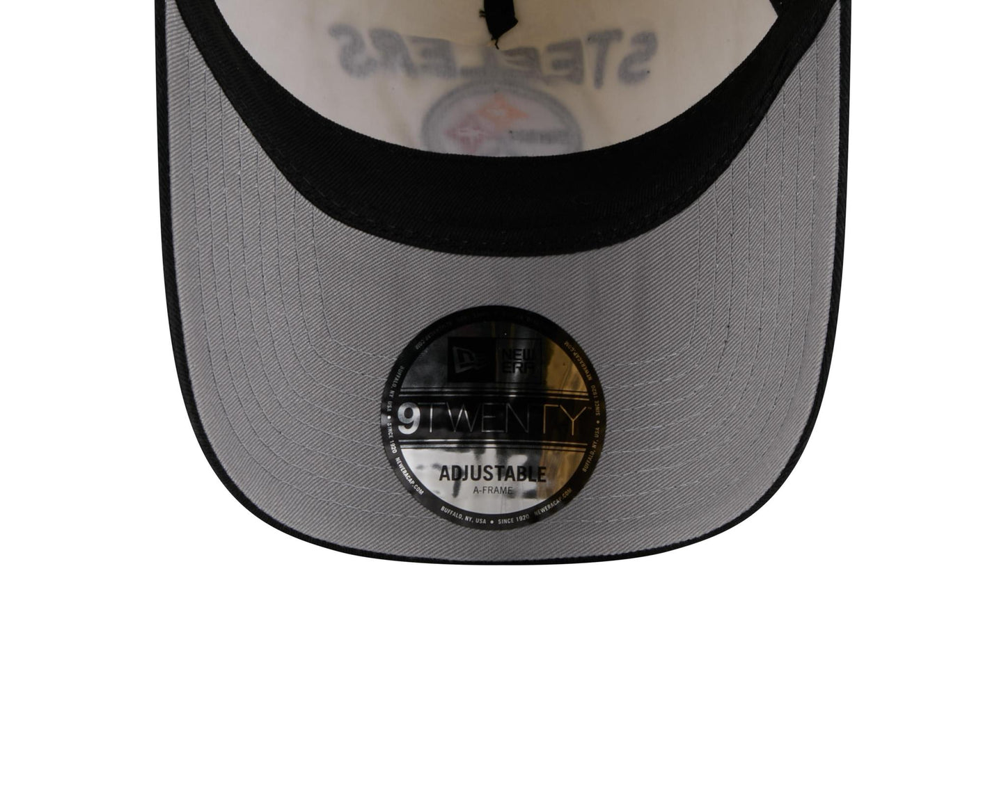 Pittsburgh Steelers 2025 Cream Draft 9TWENTY Adjustable A-Frame Hat