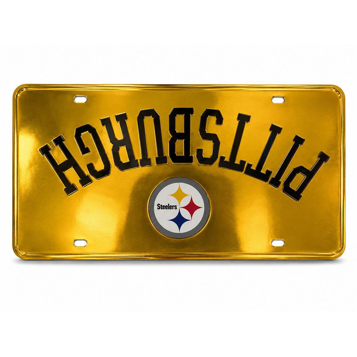 Pittsburgh Steelers Turnover Design Specialty Acrylic License Plate
