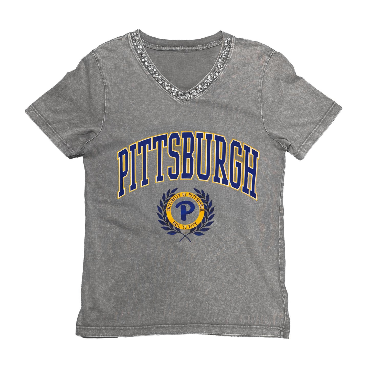 Pittsburgh Panthers Women's Jewel Collar Tee