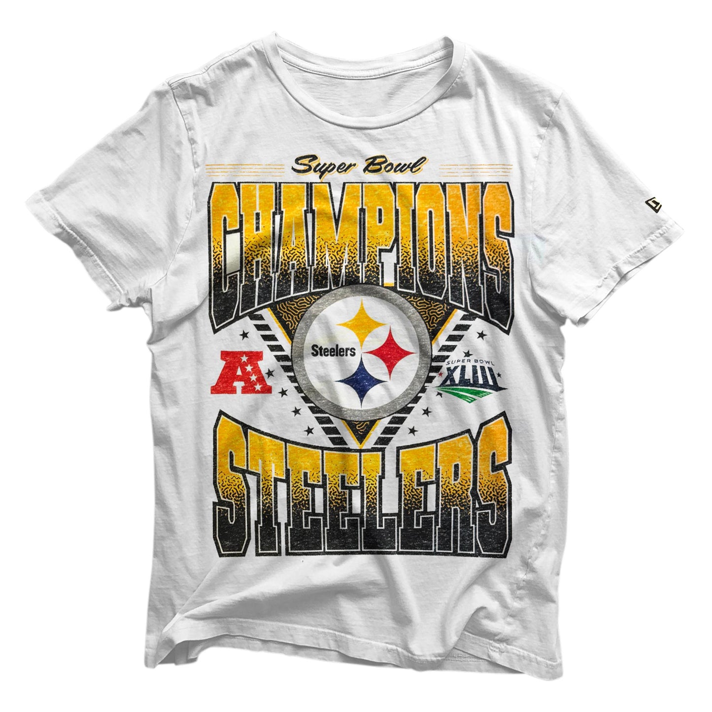 Pittsburgh Steelers Super Bowl Champions Sport Classics White Tee