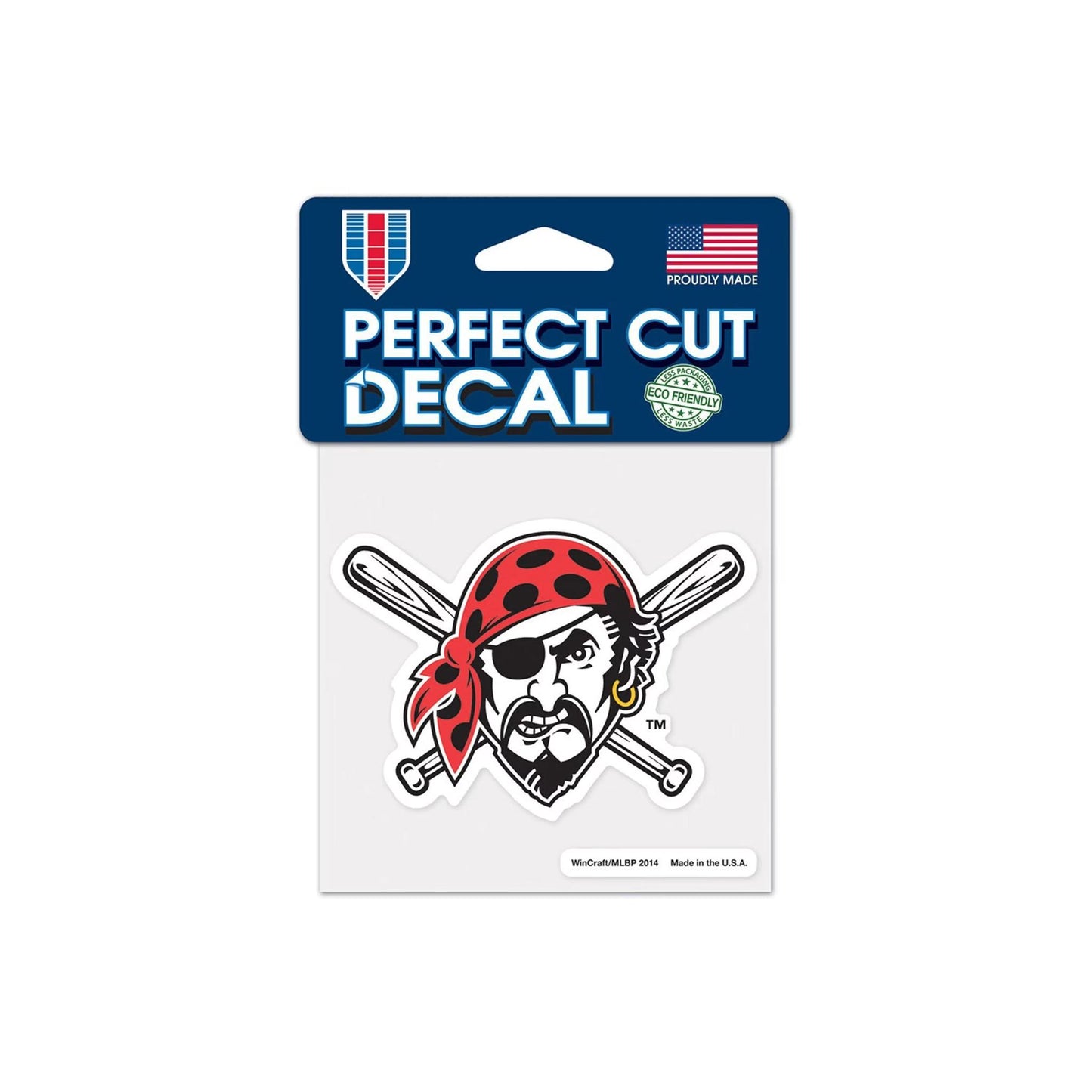 Pittsburgh Pirates 4"x4" Logo Auto Decal