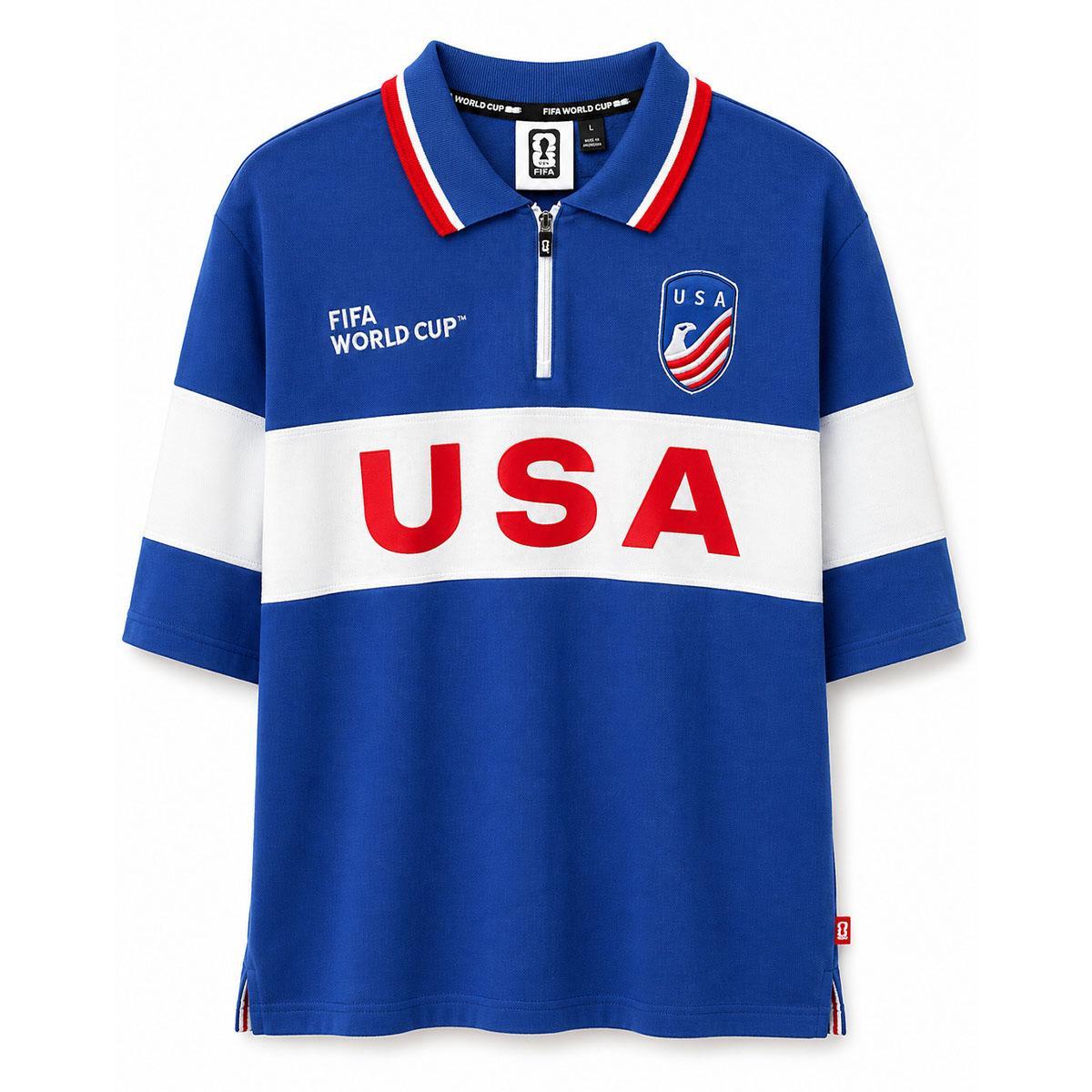 FIFA World Cup 2026 USA Zip Polo