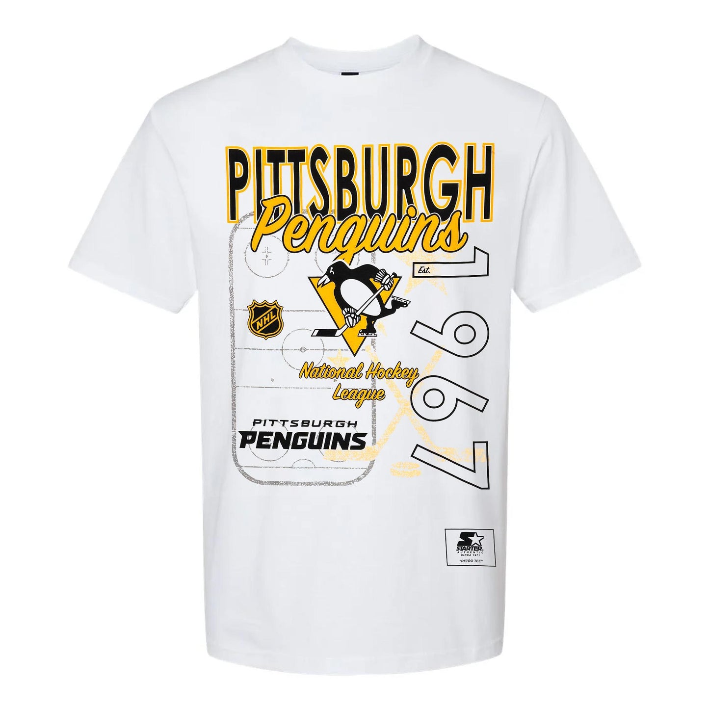 Pittsburgh Penguins Starter 1967 Scatter Tee