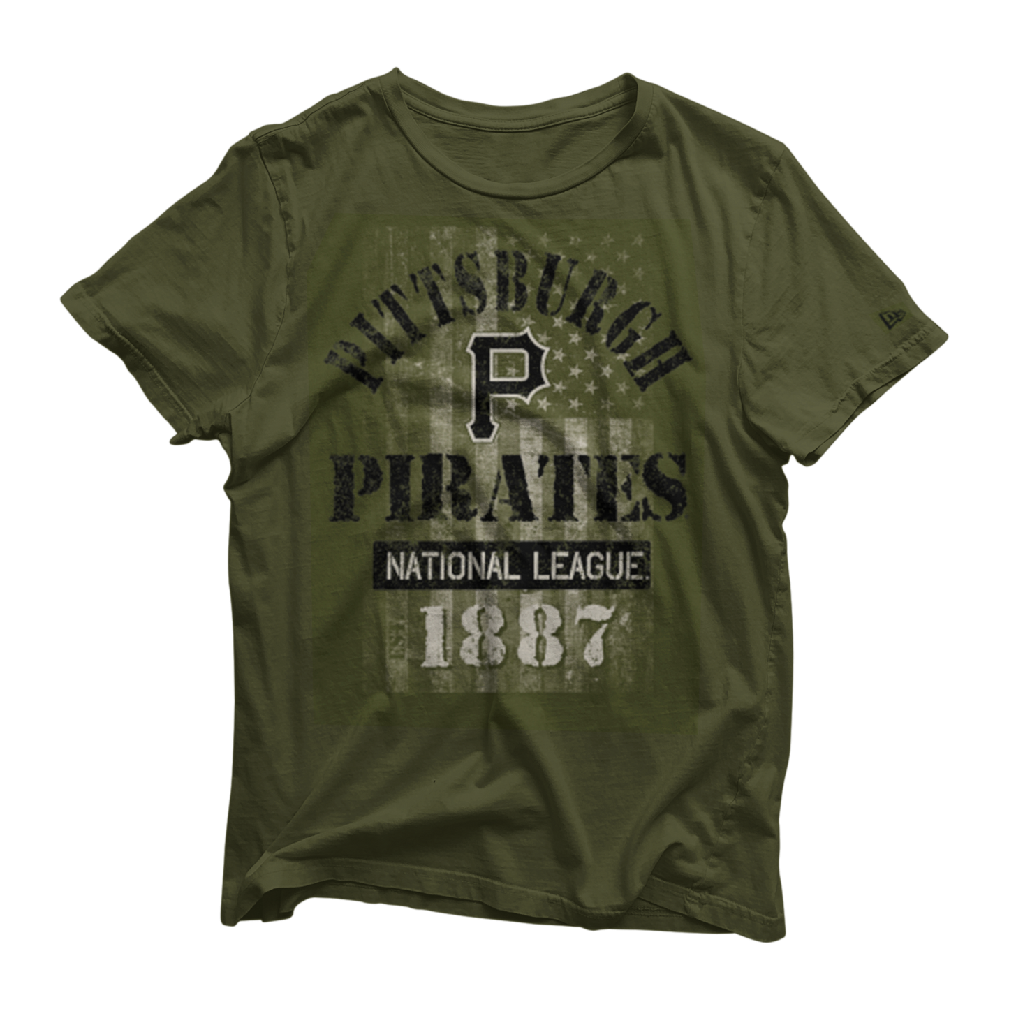Pittsburgh Pirates Armed Forces Day 2025 Hunter Green Tee