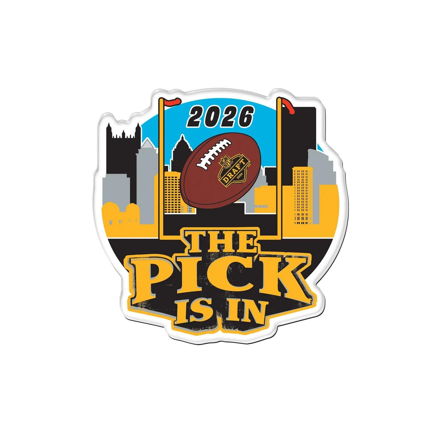 NFL Draft Goalpost Premium Acrylic Magnet