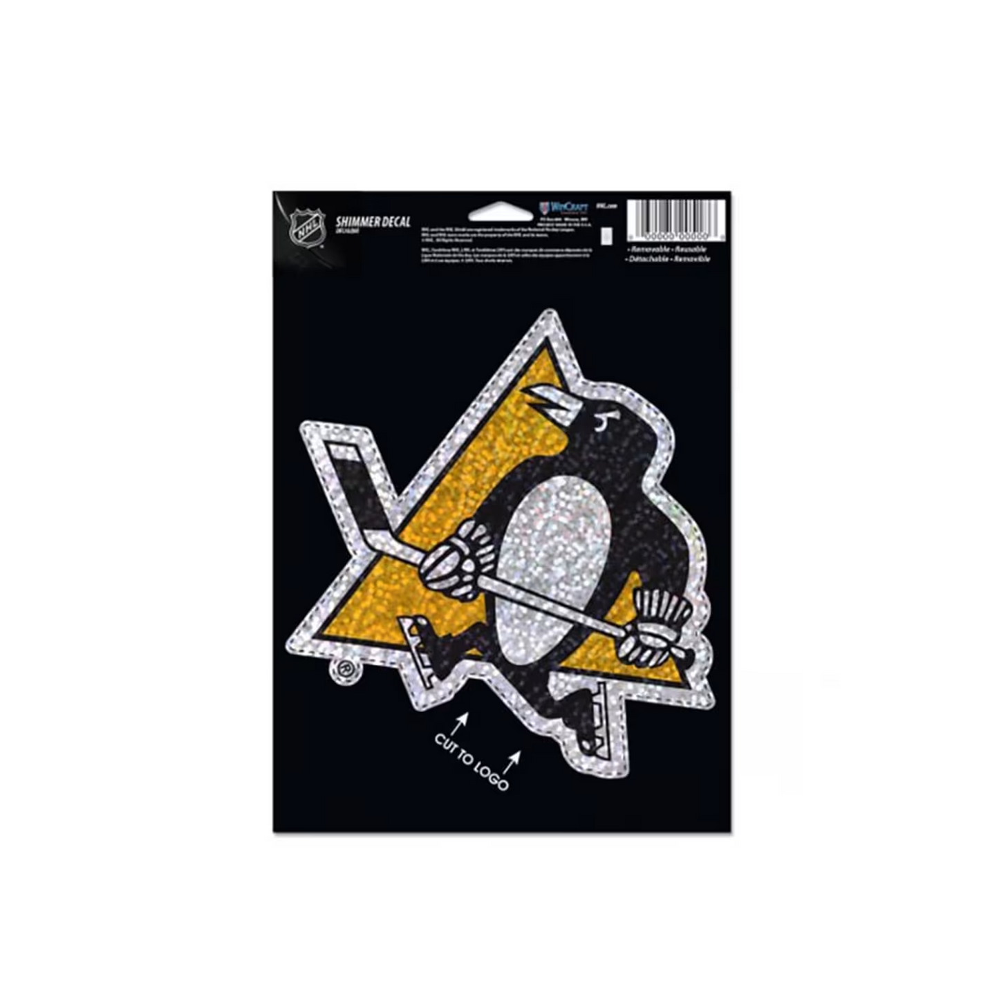 Pittsburgh Penguins Shimmer Auto Decal