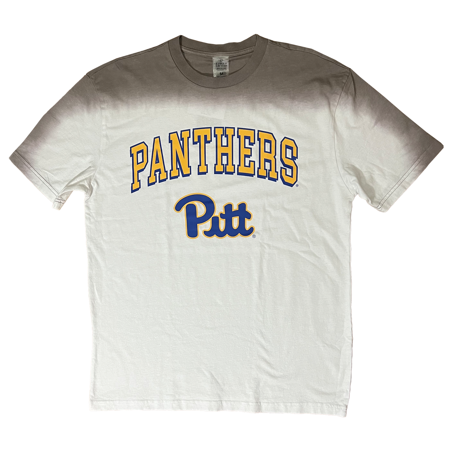 Pitt Panthers Grey Fade Tee