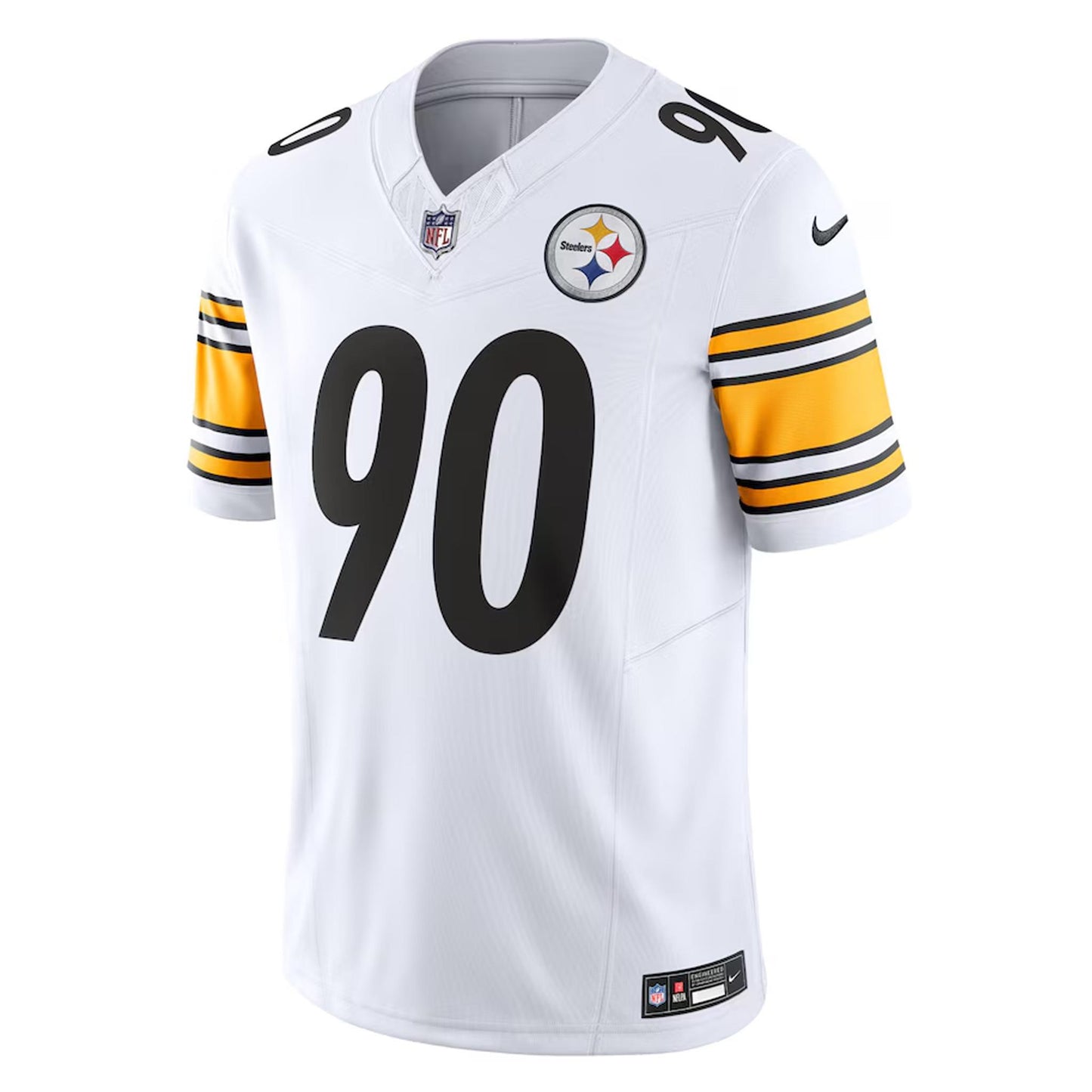 Pittsburgh Steelers T.J. Watt #90 Nike White Vapor F.U.S.E. Limited Jersey