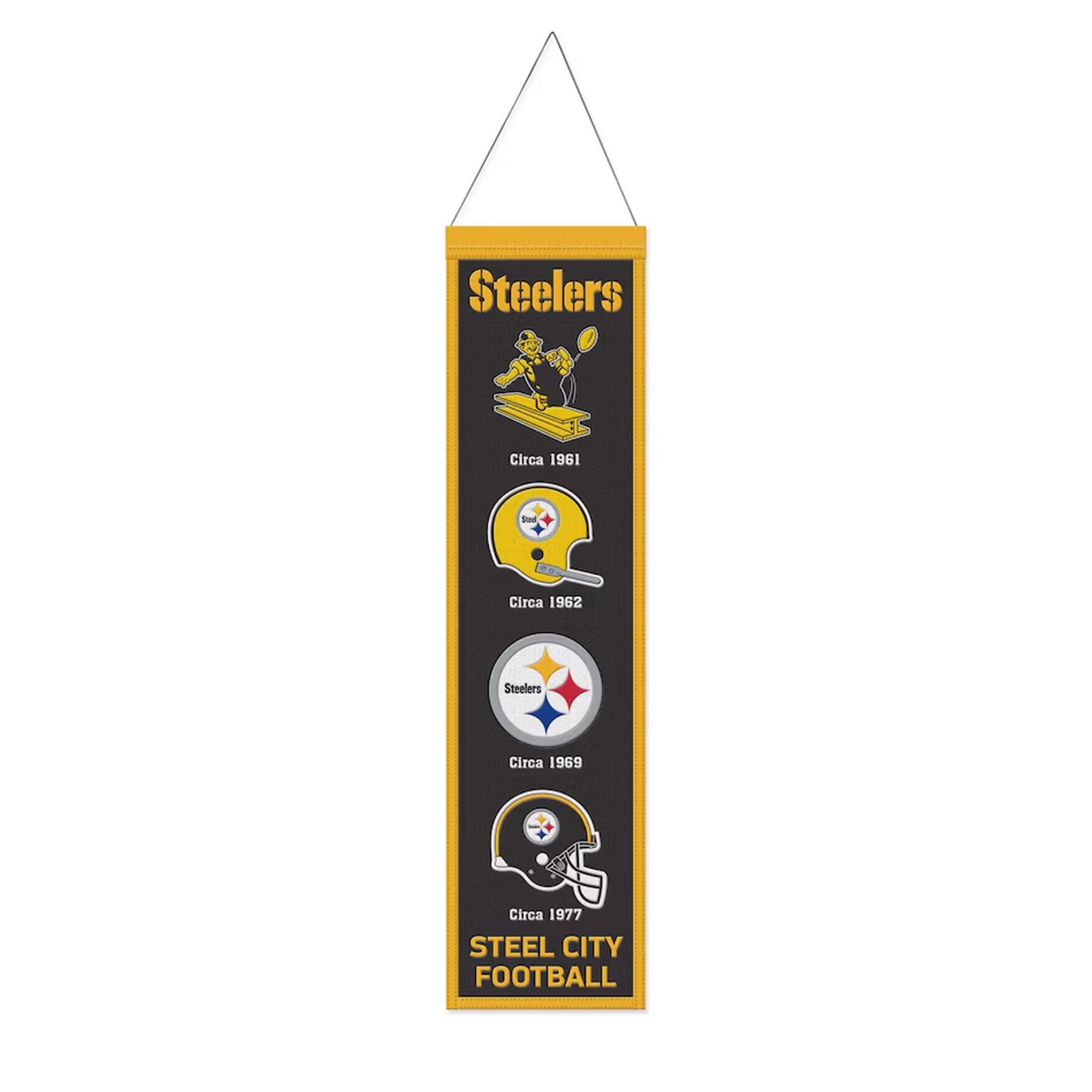 Pittsburgh Steelers WinCraft 8" x 32" Evolution Banner