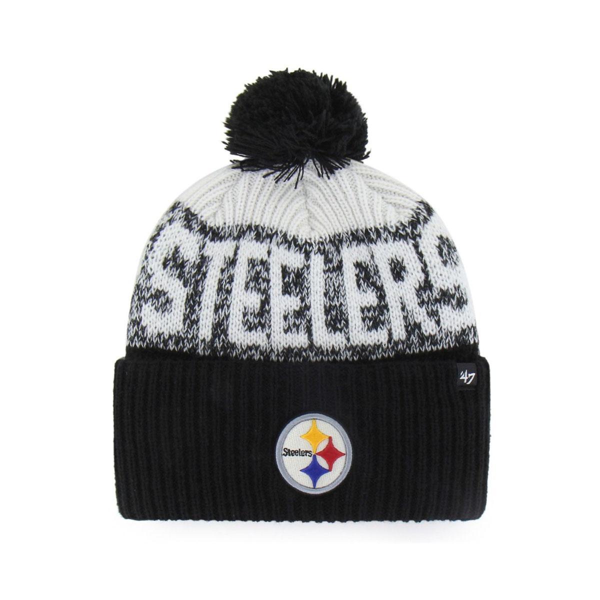 Pittsburgh Steelers '47 Brand Primary Logo Bone Chill Knit Hat