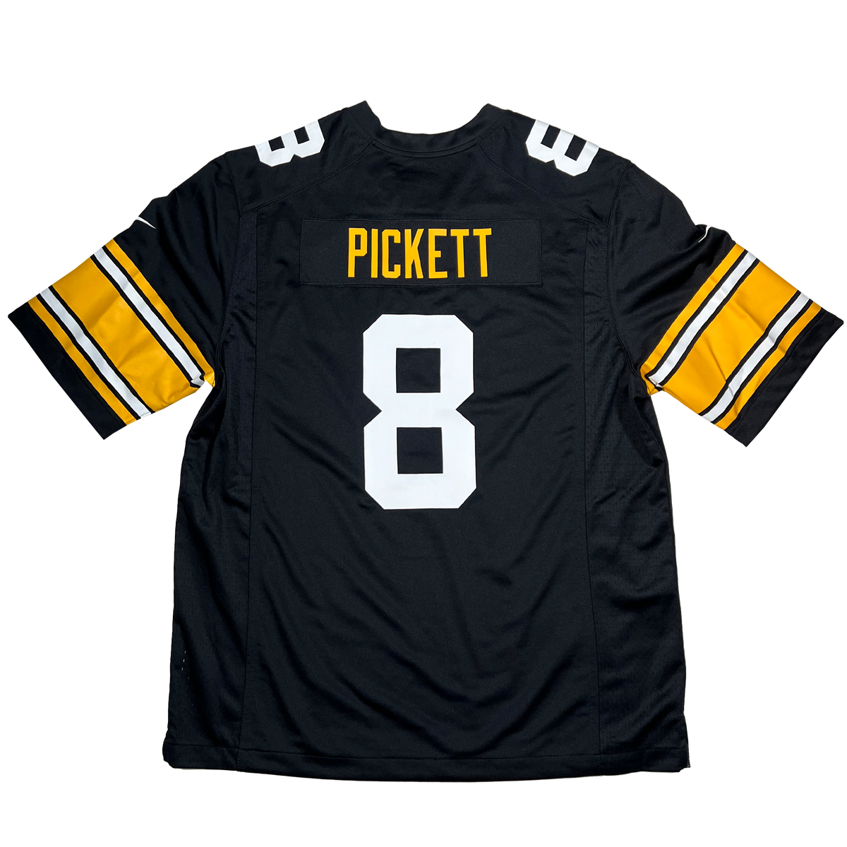 Kenny Pickett 8 Men's Nike Replica Home Jersey Block Number