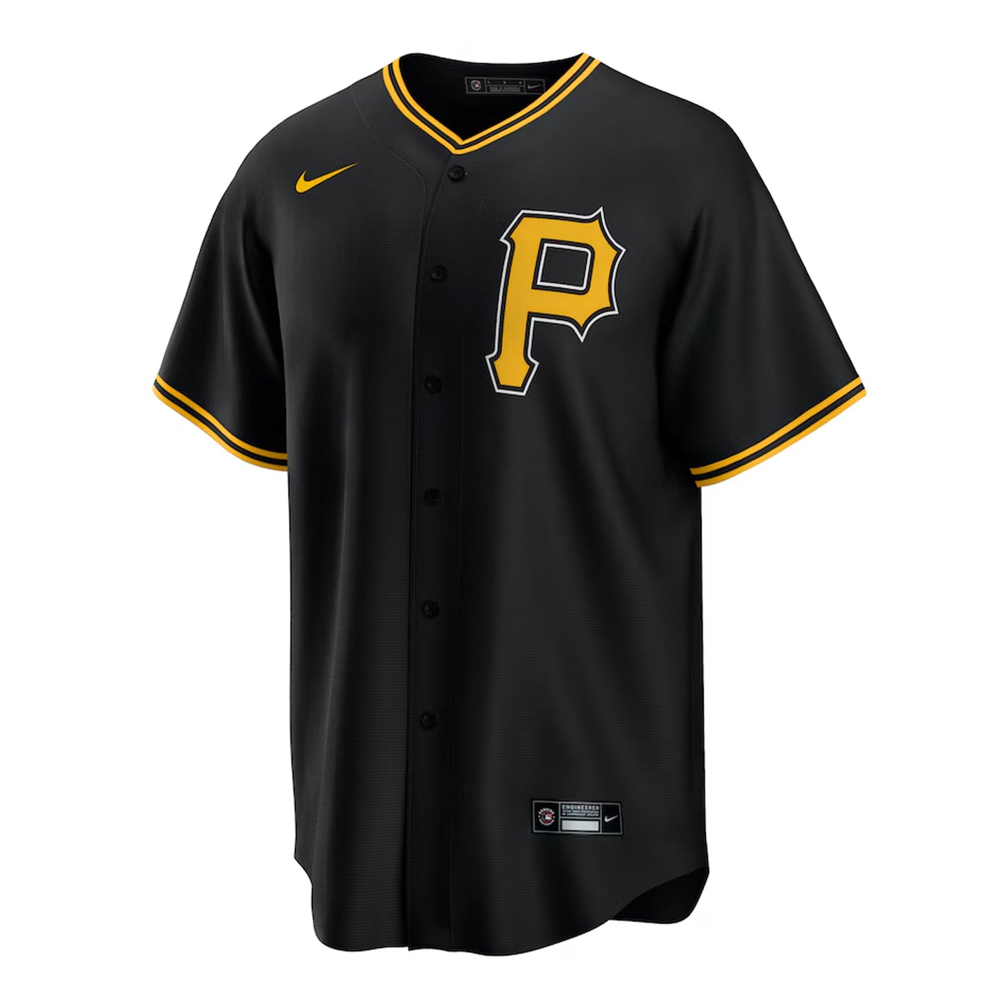 Nike Pittsburgh Pirates Black Alt 1 Blank Replica Jersey