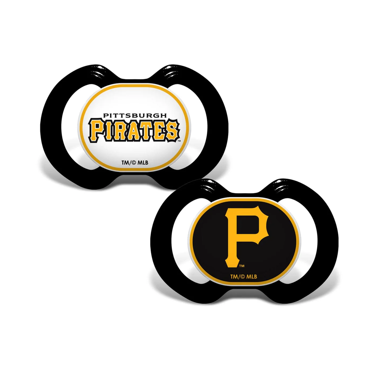 Pittsburgh Pirates 2-Pack Baby Pacifiers
