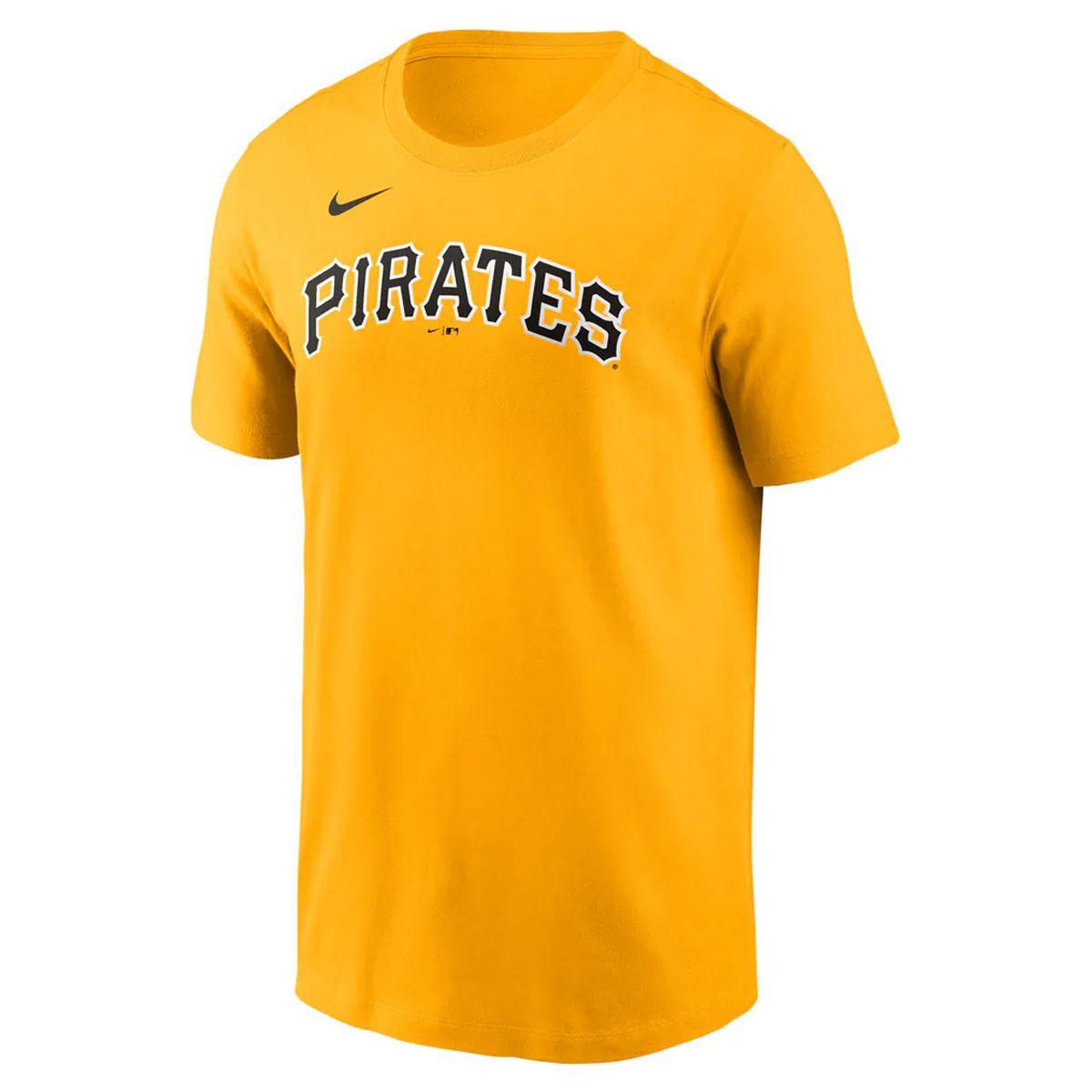 Paul Skenes #30 Pittsburgh Pirates Gold Nike Name & Number Tee