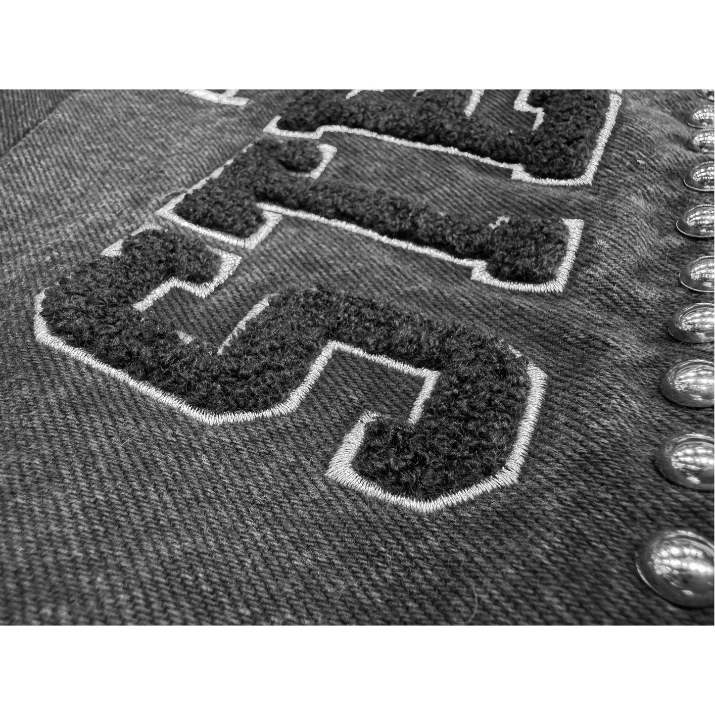 Pittsburgh Steelers Womens Studded Denim Jacket