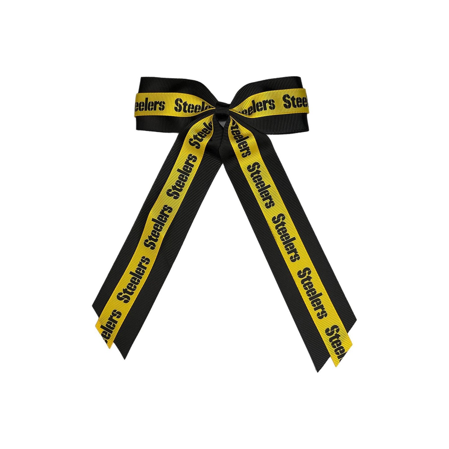 Pittsburgh Steelers Two-Tone Mini Cheer Bow