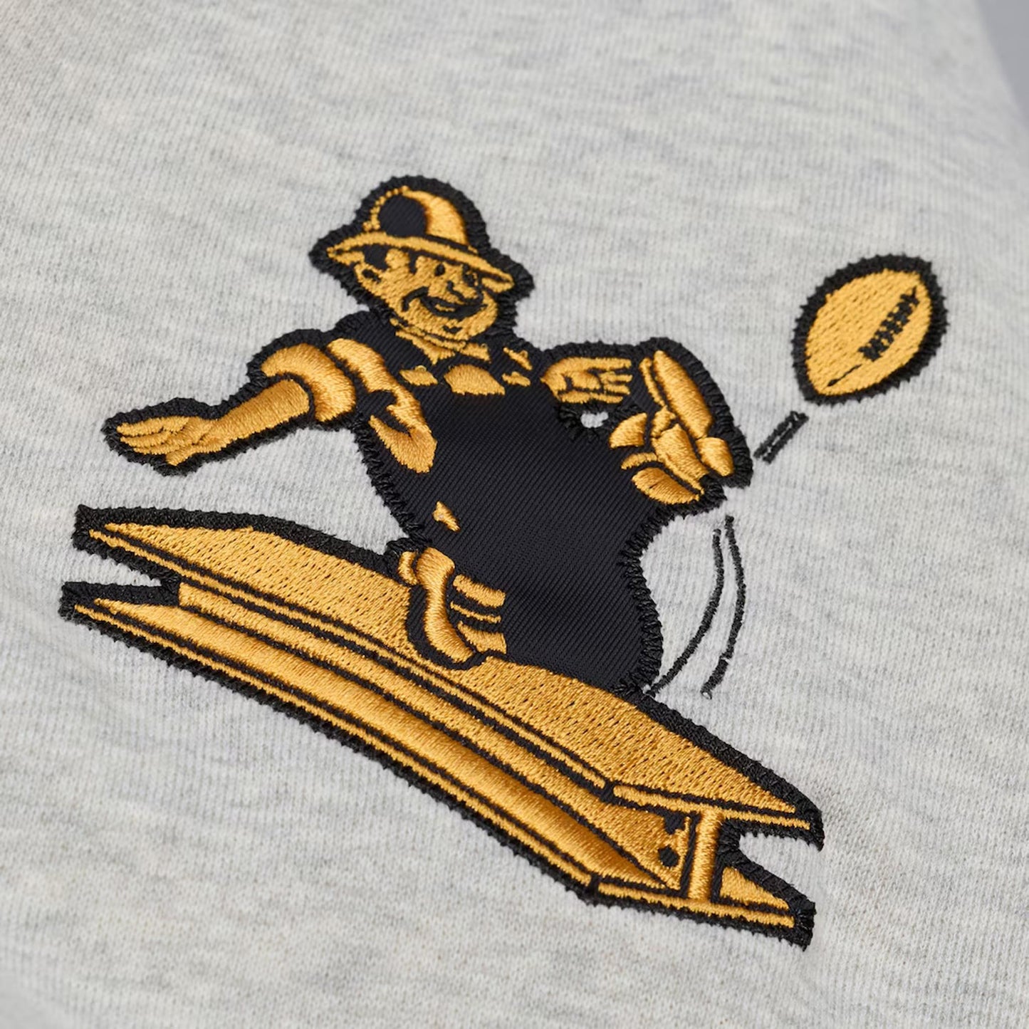 Pittsburgh Steelers Heather Gray Team Celebration Fleece Sweatshirt