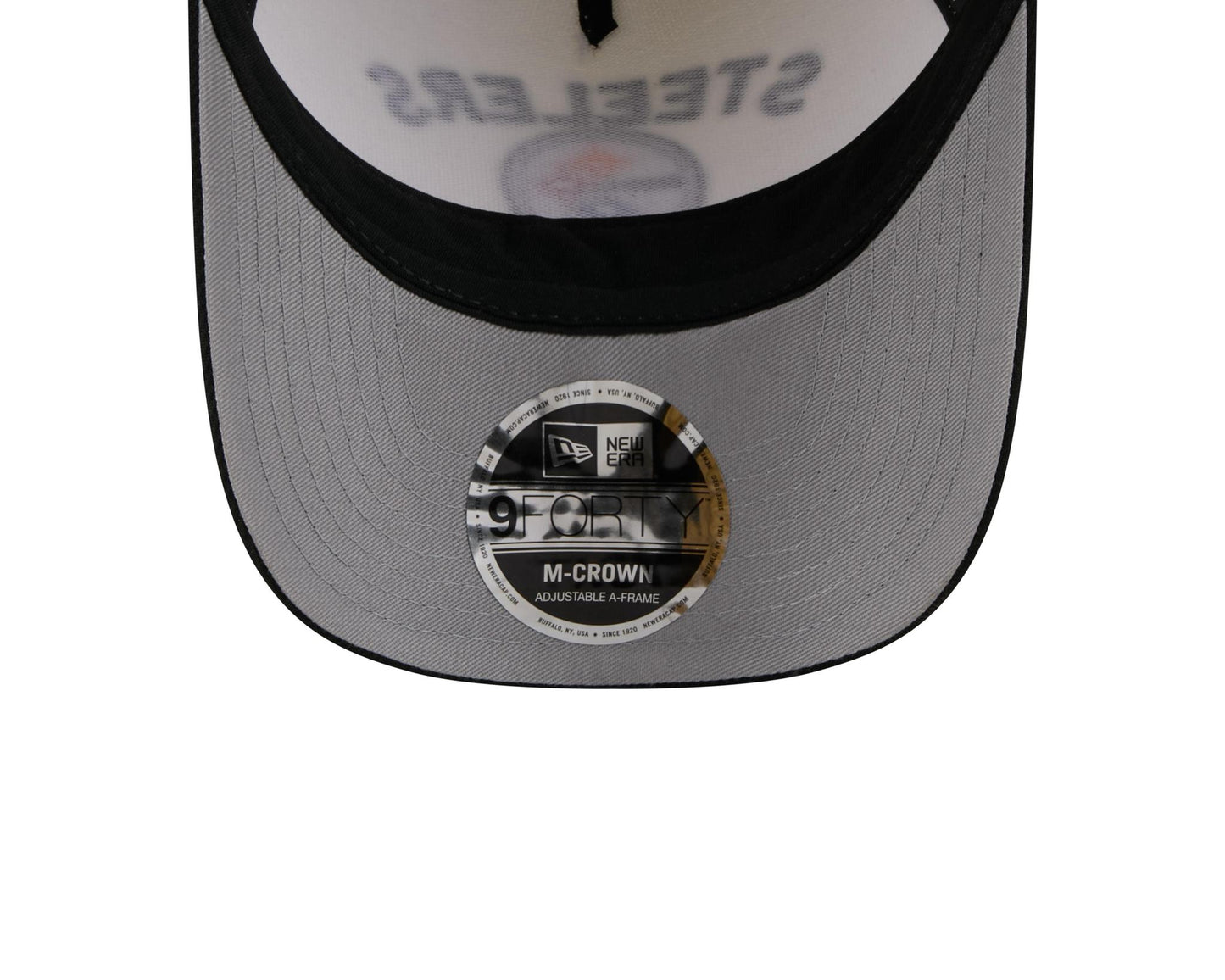 Pittsburgh Steelers 2025 Cream Draft 9FORTY M-Crown Adjustable Hat