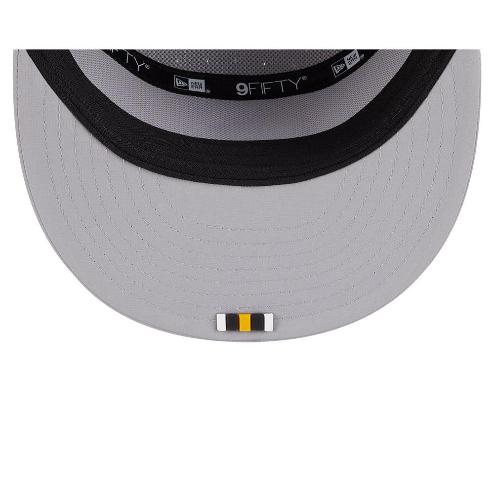 Pittsburgh Steelers New Era 9FIFTY Grey Split Panel Sideline Hat