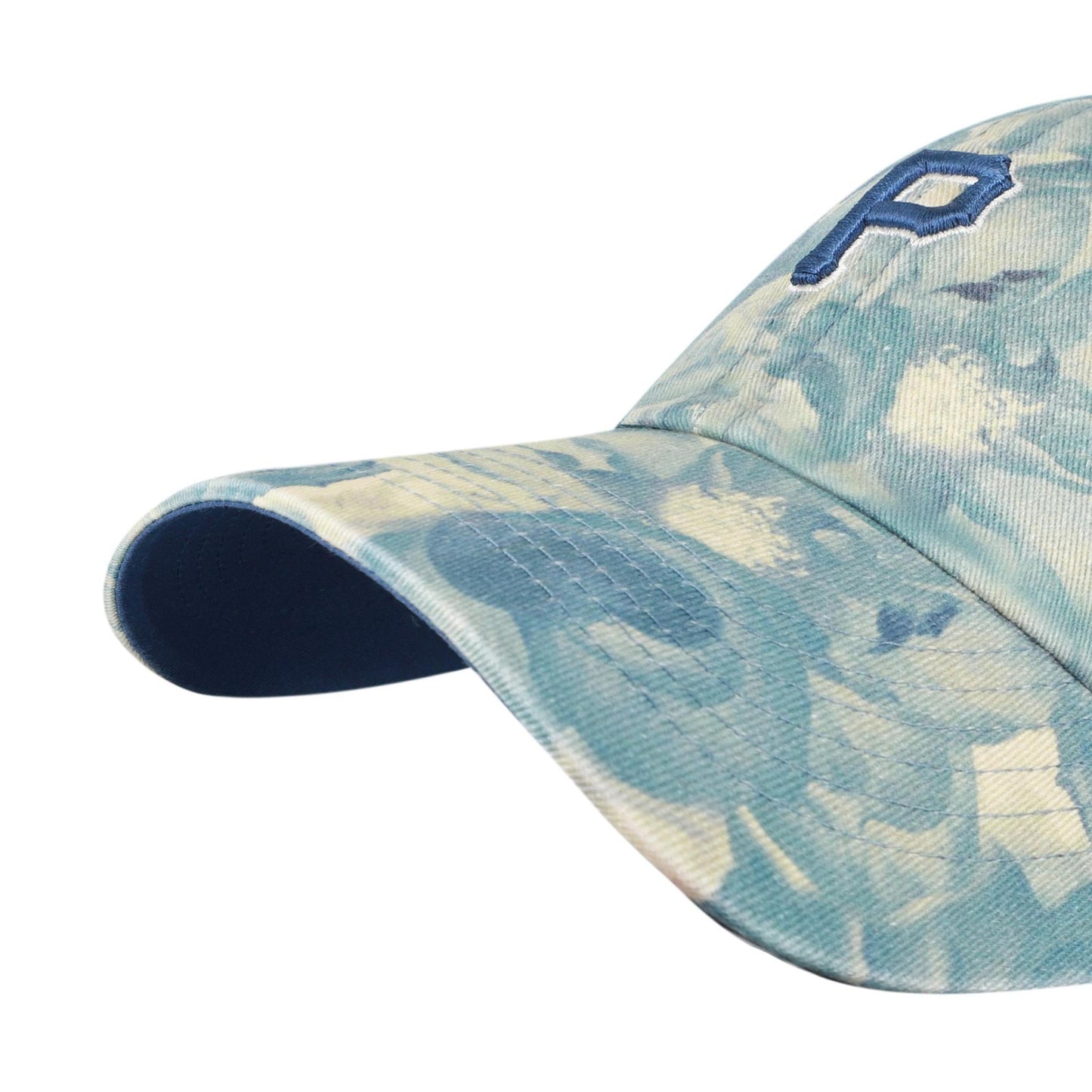 Pittsburgh Pirates Timber Blue Floral Clean Up Adjustable Hat