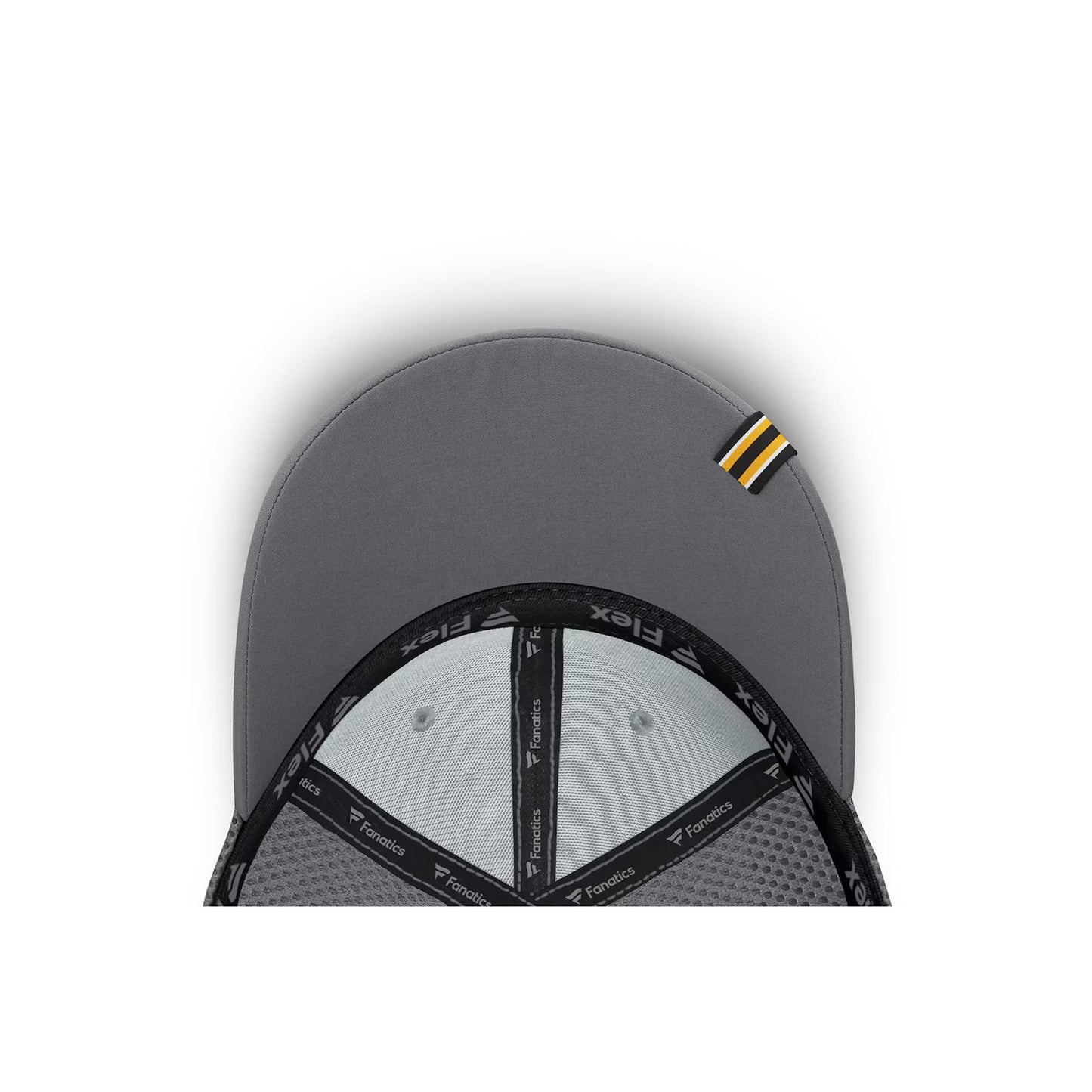 Fanatics Pittsburgh Penguins Gray Clincher Team Stripes Flex Hat