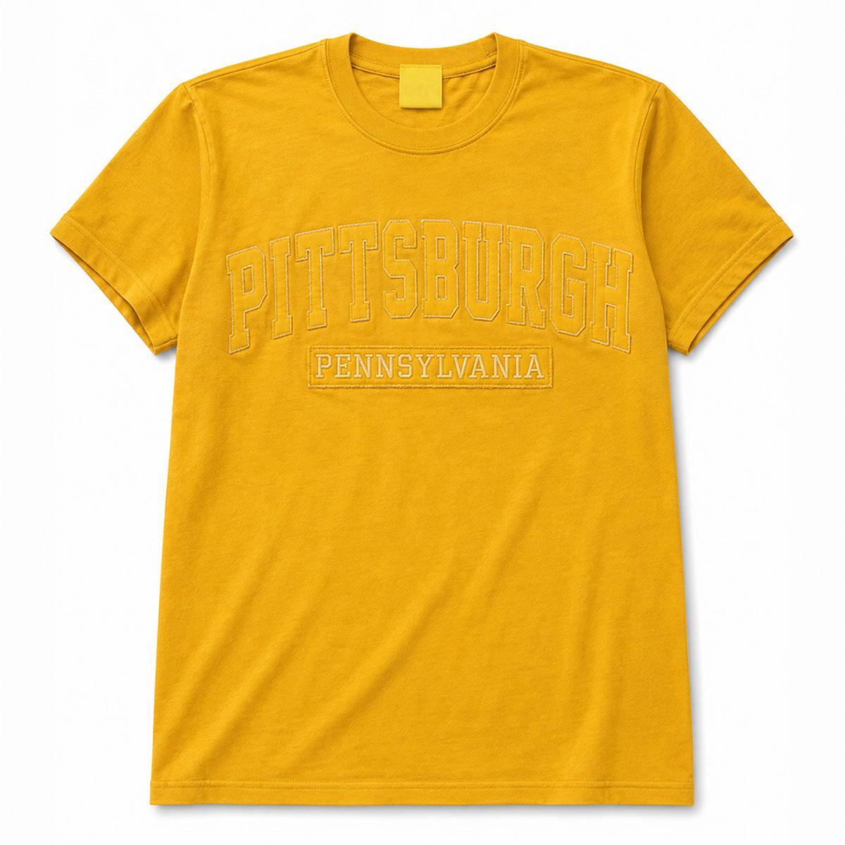 Pittsburgh Pennsylvania Appliqué Tee x Marigold