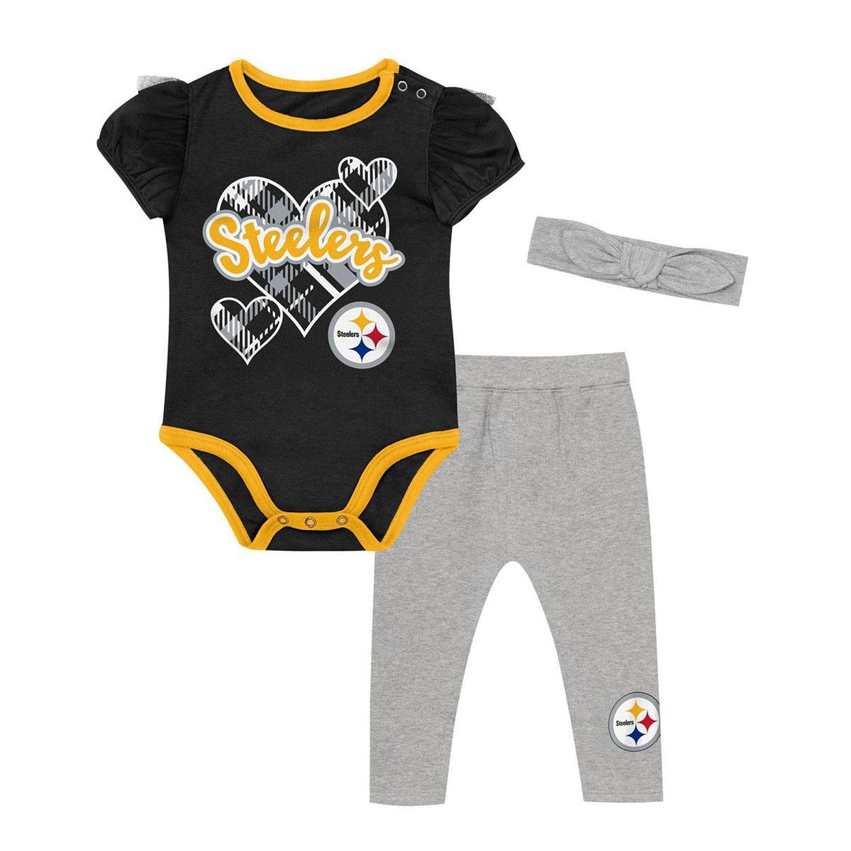 Pittsburgh Steelers Newborn Fumble Fairy 3-Piece Set