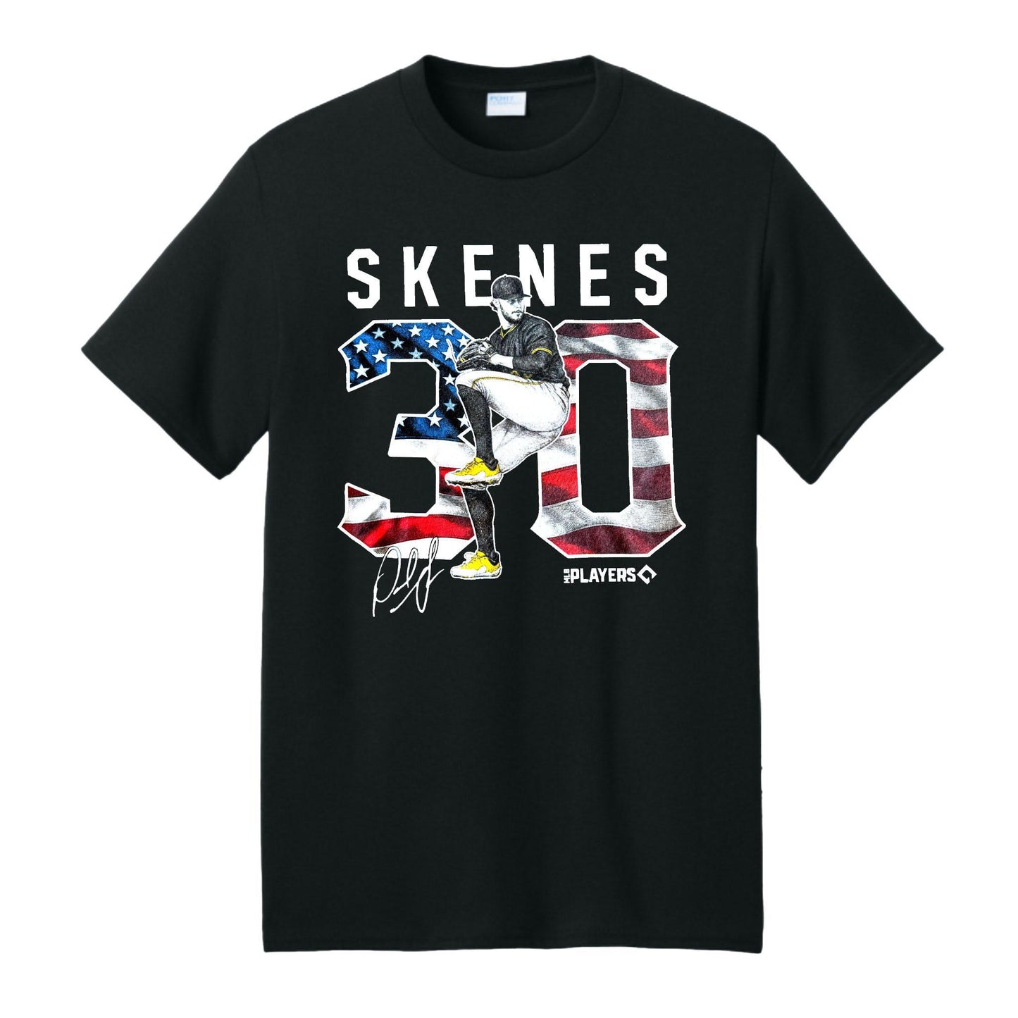 Paul Skenes #30 USA Black Tee