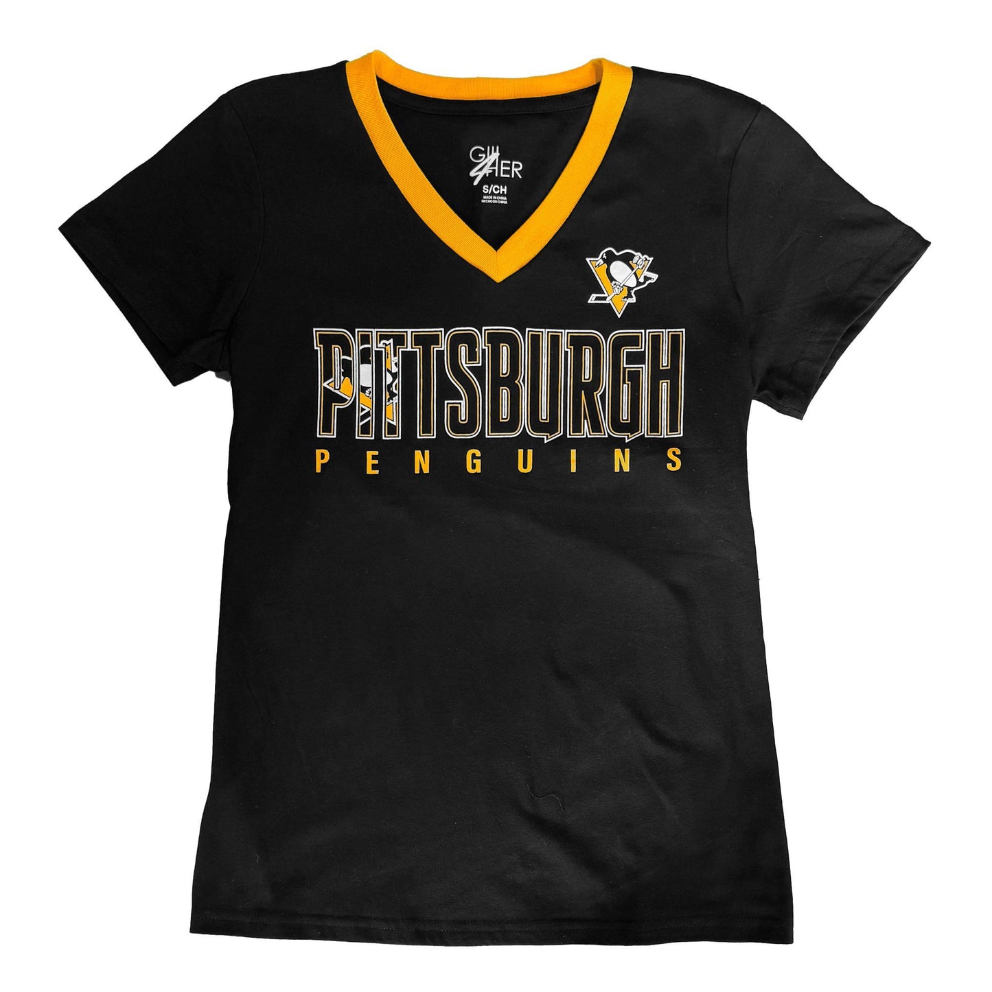 Pittsburgh Penguins Women's V-Neck Top