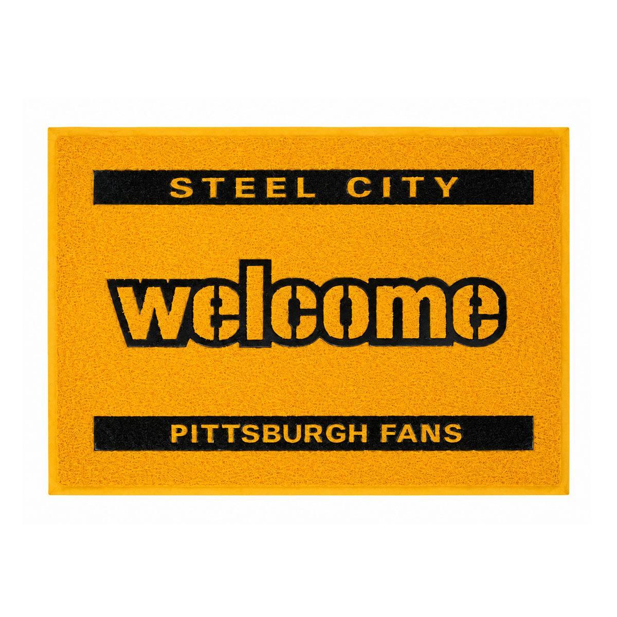 Steel City Welcome Door Mat