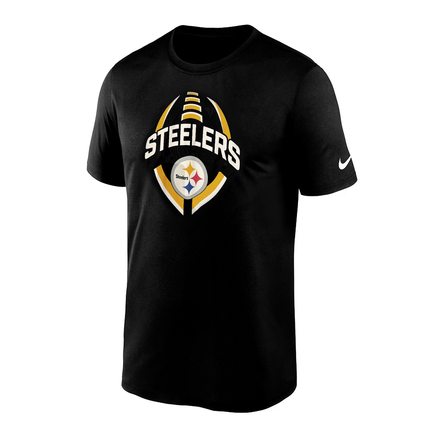 Pittsburgh Steelers Nike Football Black Tee