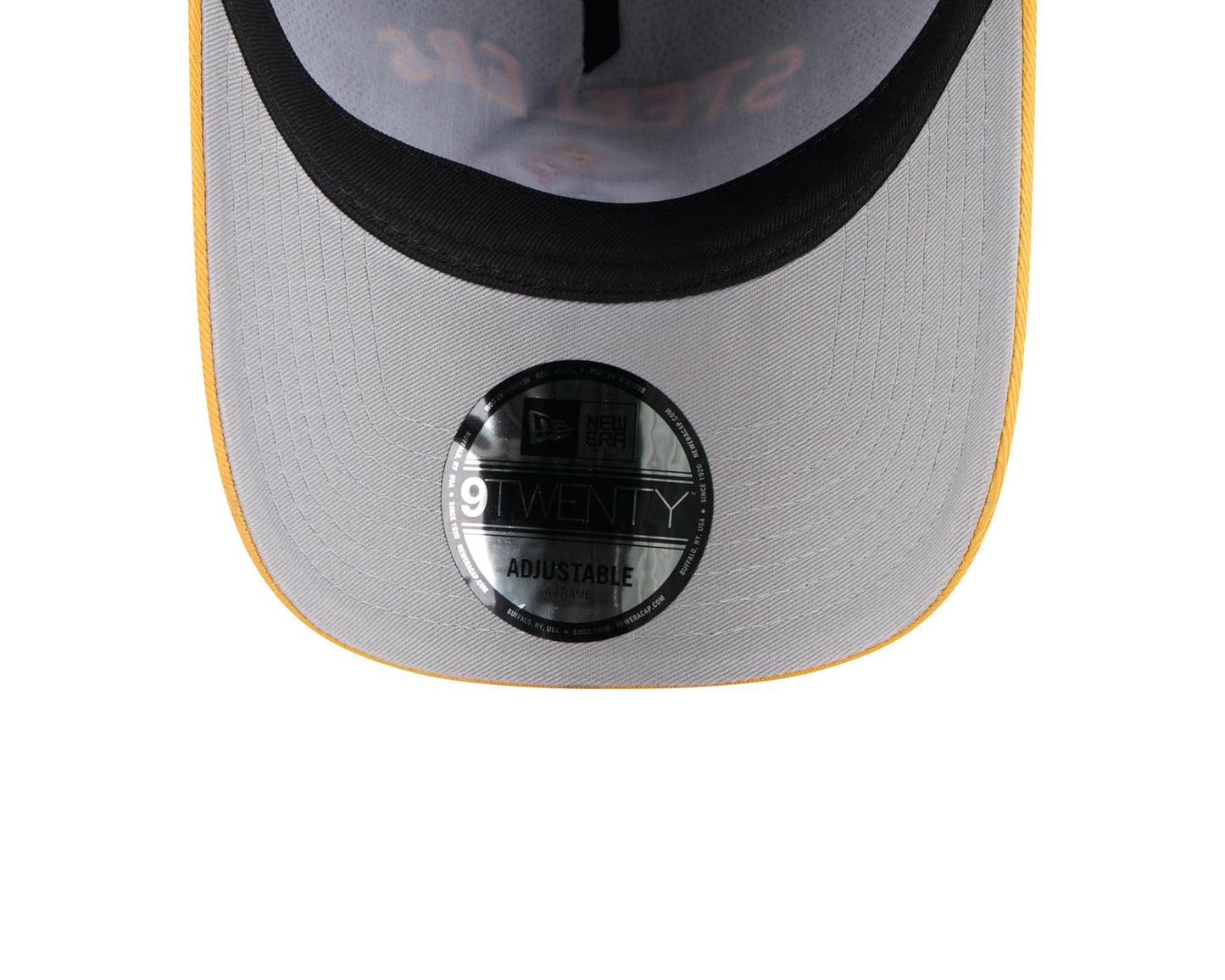 Pittsburgh Steelers 2025 Black Draft 9TWENTY Adjustable A-Frame Hat