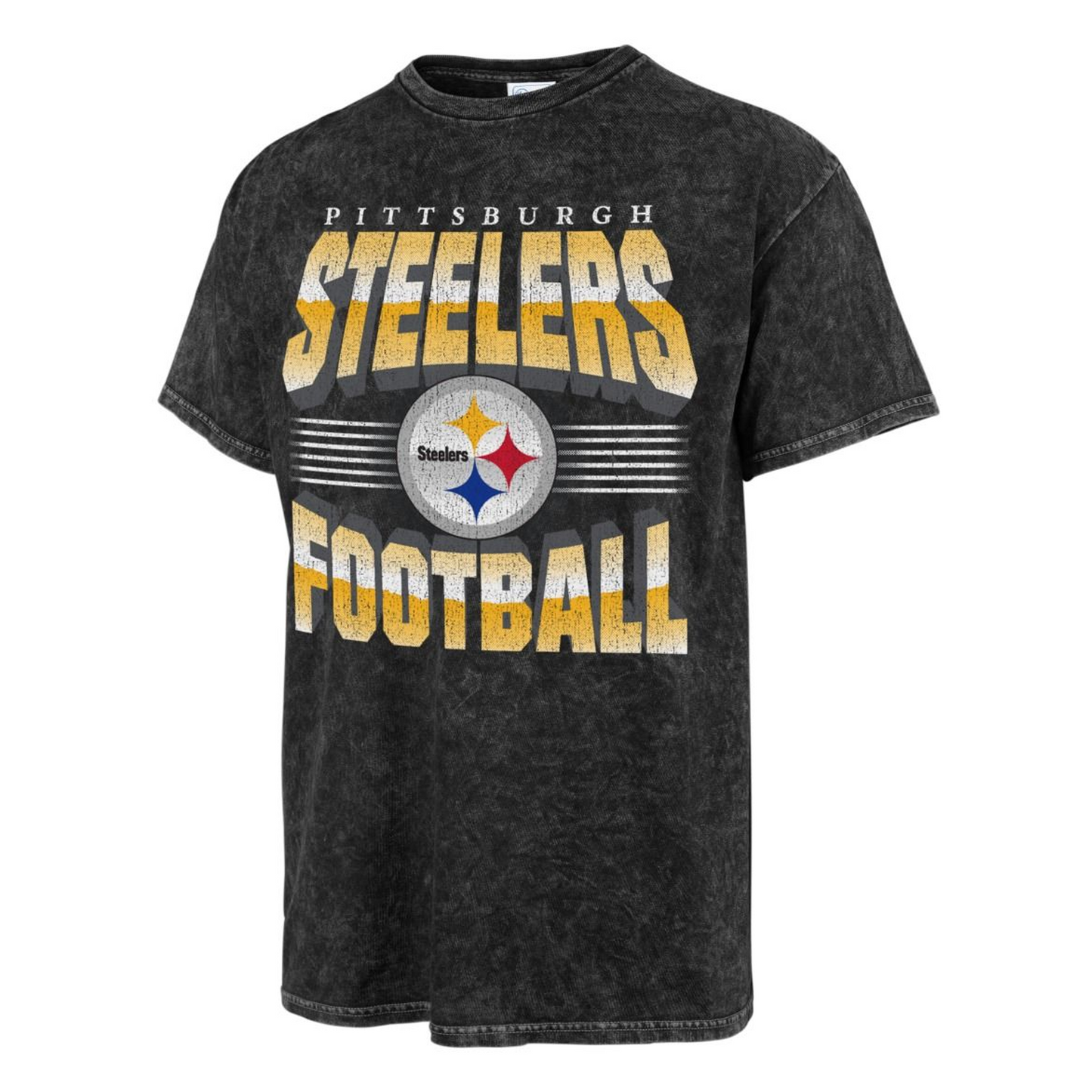 Pittsburgh Steelers Men's '47 Platinum Rocker Vintage Tubular Tee