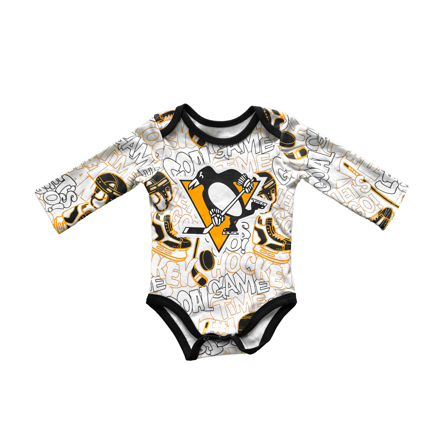 Pittsburgh Penguins Long Sleeve Onesie