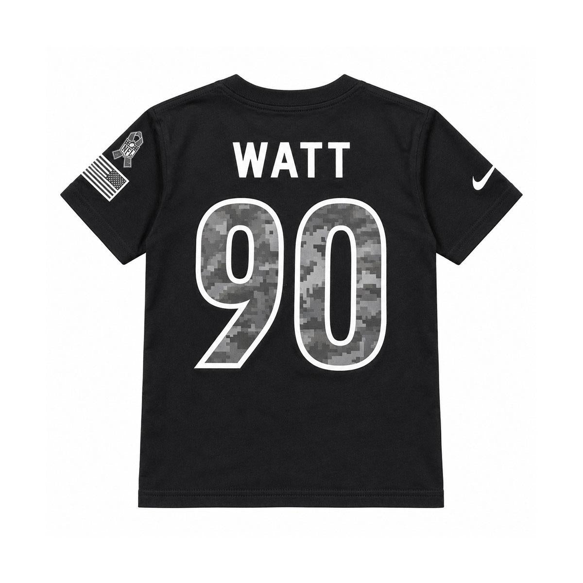 Pittsburgh Steelers Youth T.J. Watt #90 Salute To Service Nike Player Tee
