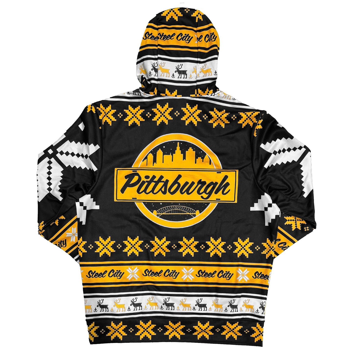 Pittsburgh Ugly Sweater Hoodie