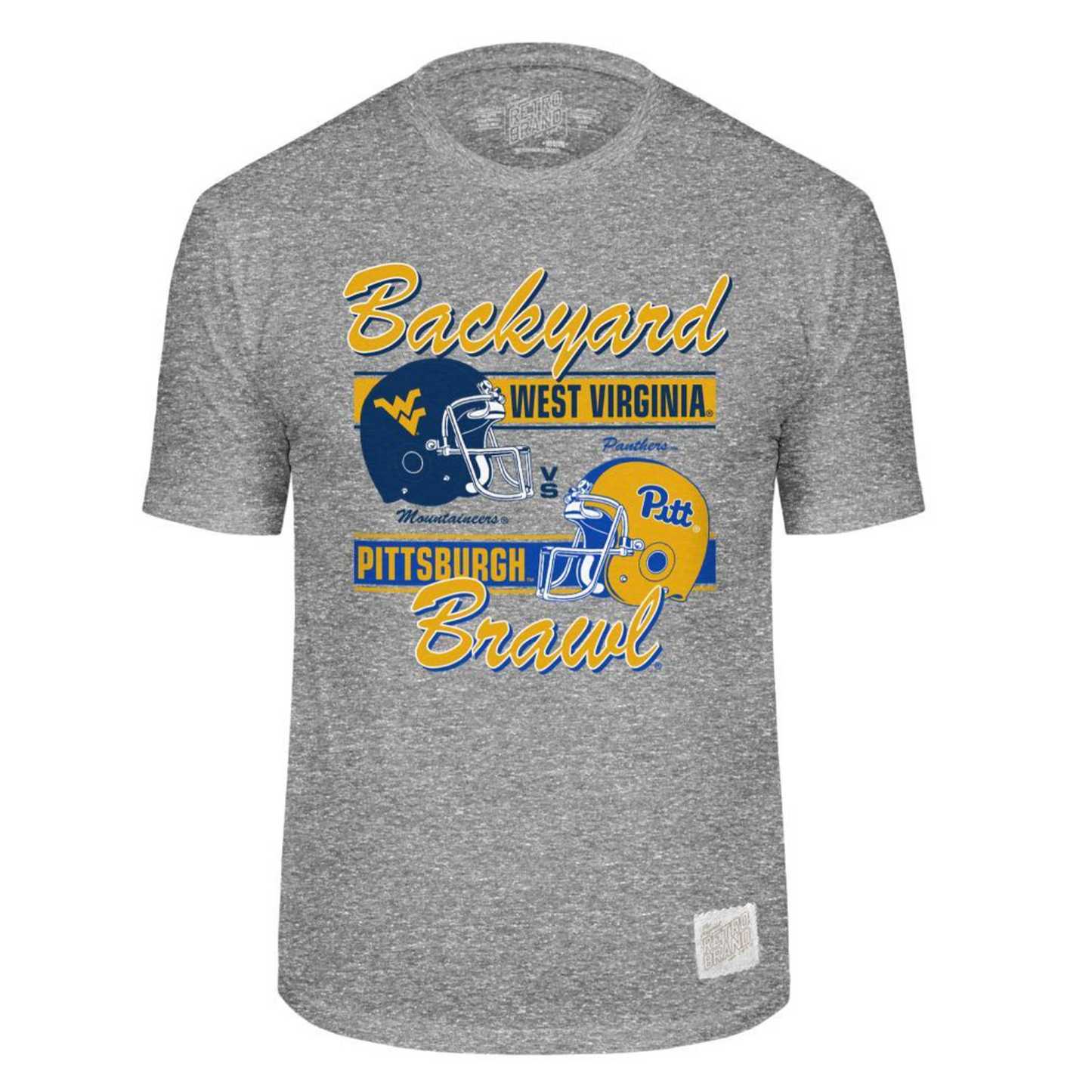 Retro Brand Backyard Brawl Helmets Tee