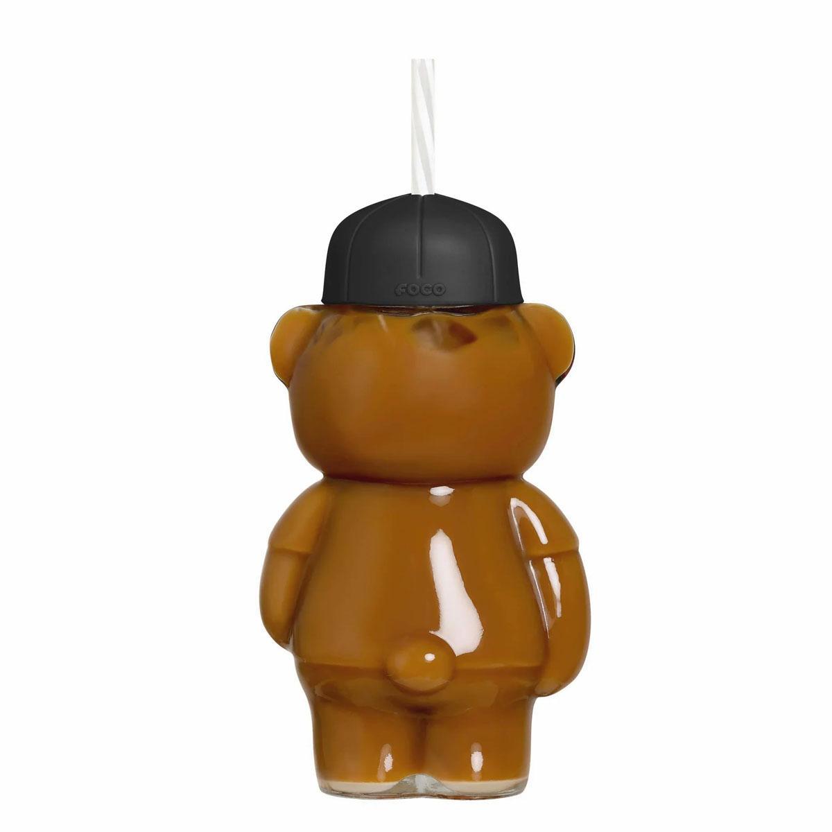Pittsburgh Steelers Glass Bear Tumbler