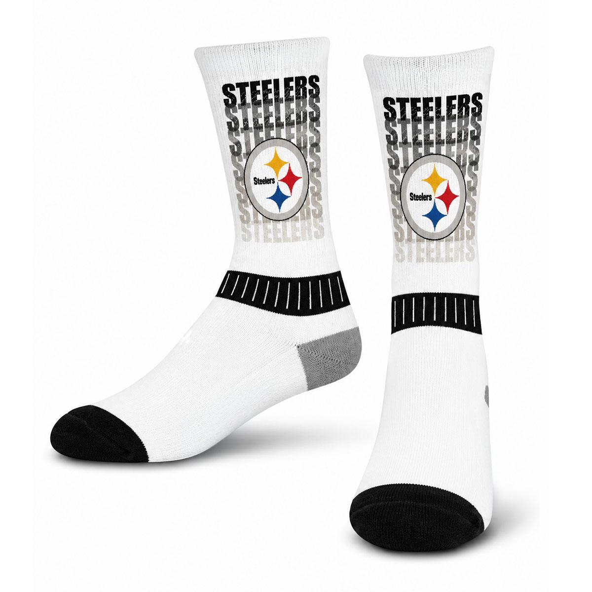Pittsburgh Steelers Static Sublimated Crew Socks