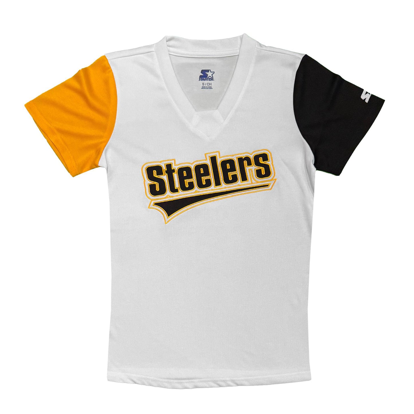 Starter Pittsburgh Steelers Women's Block Tee