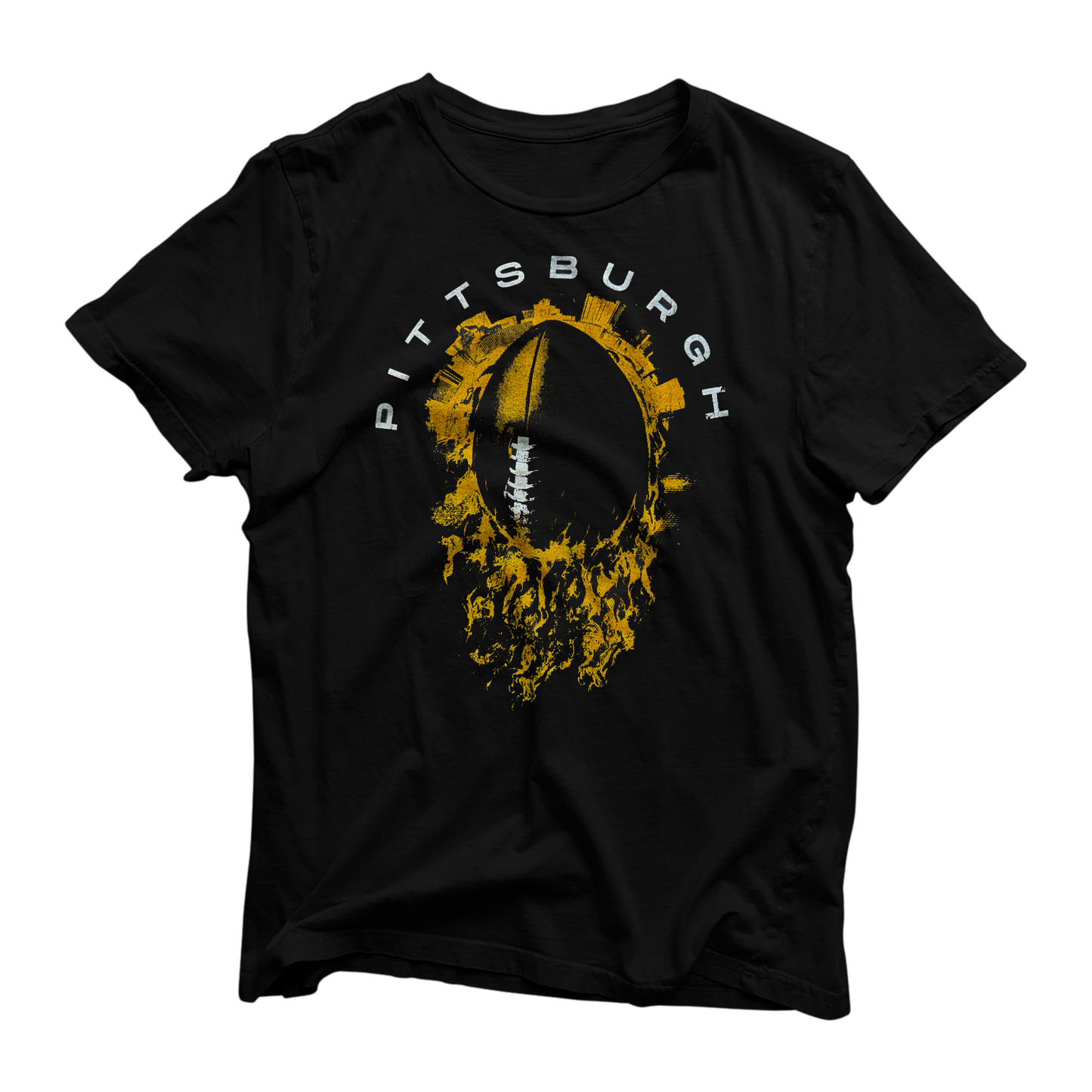 Flaming Football Tee