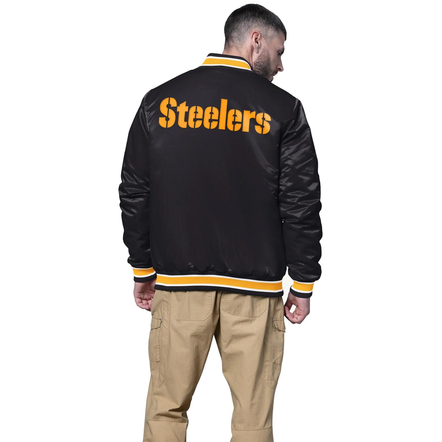 Starter Pittsburgh Steelers Shockwave Satin Jacket