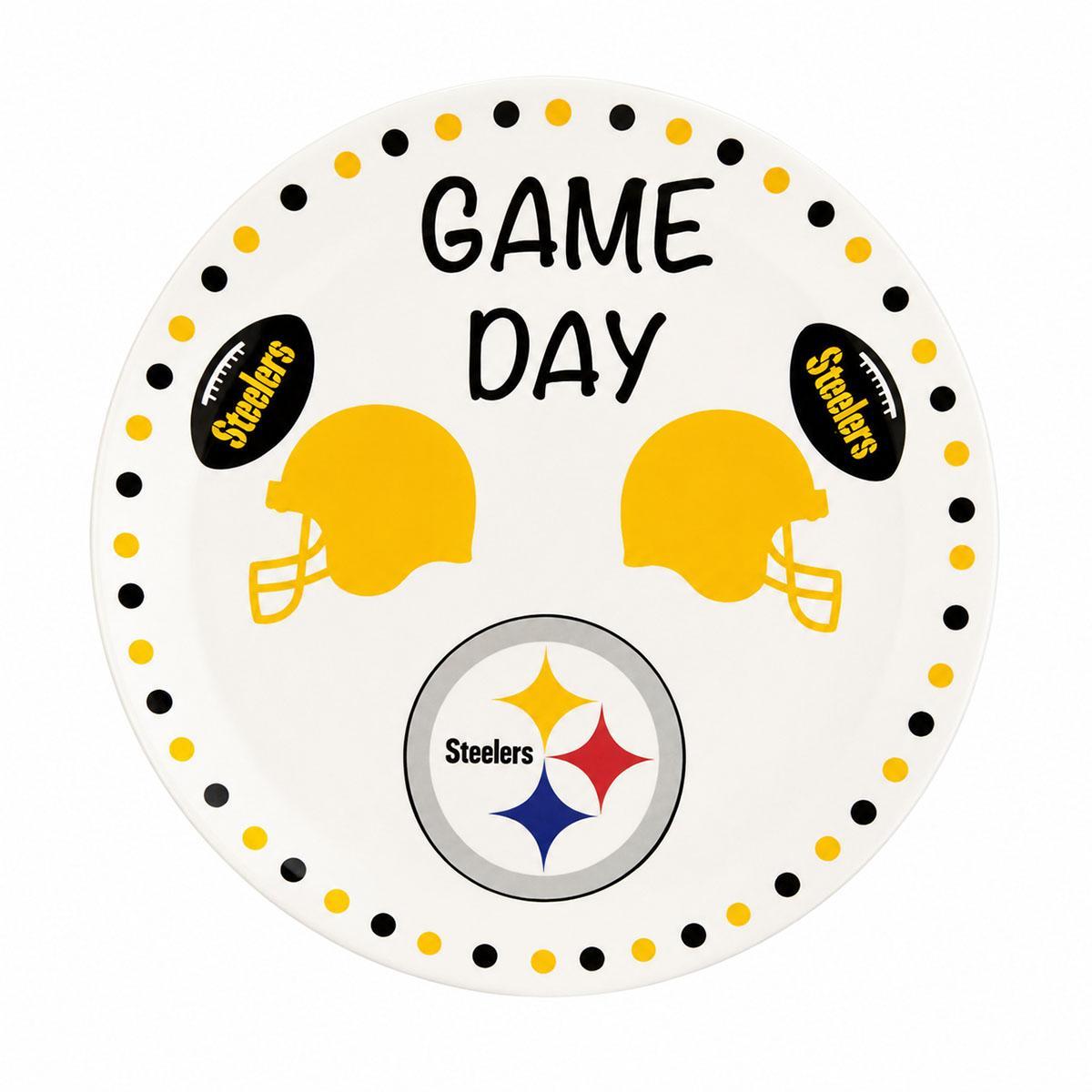Pittsburgh Steelers Game Day 10" Ceramic Plate